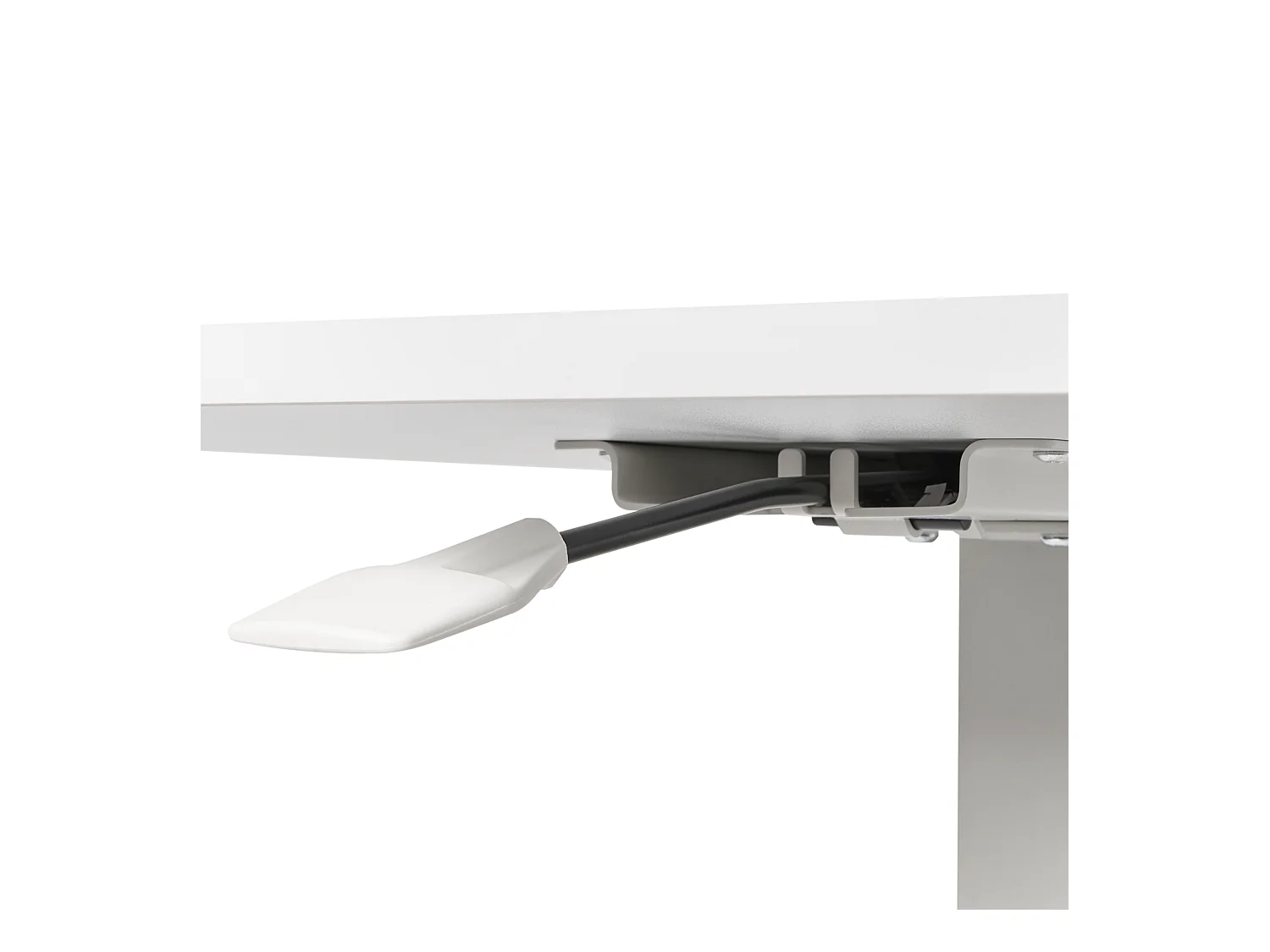 Bureau réglable manuellement en hauteur pour ordinateur portable ACADEMIA Blanc 65 cm 48 cm