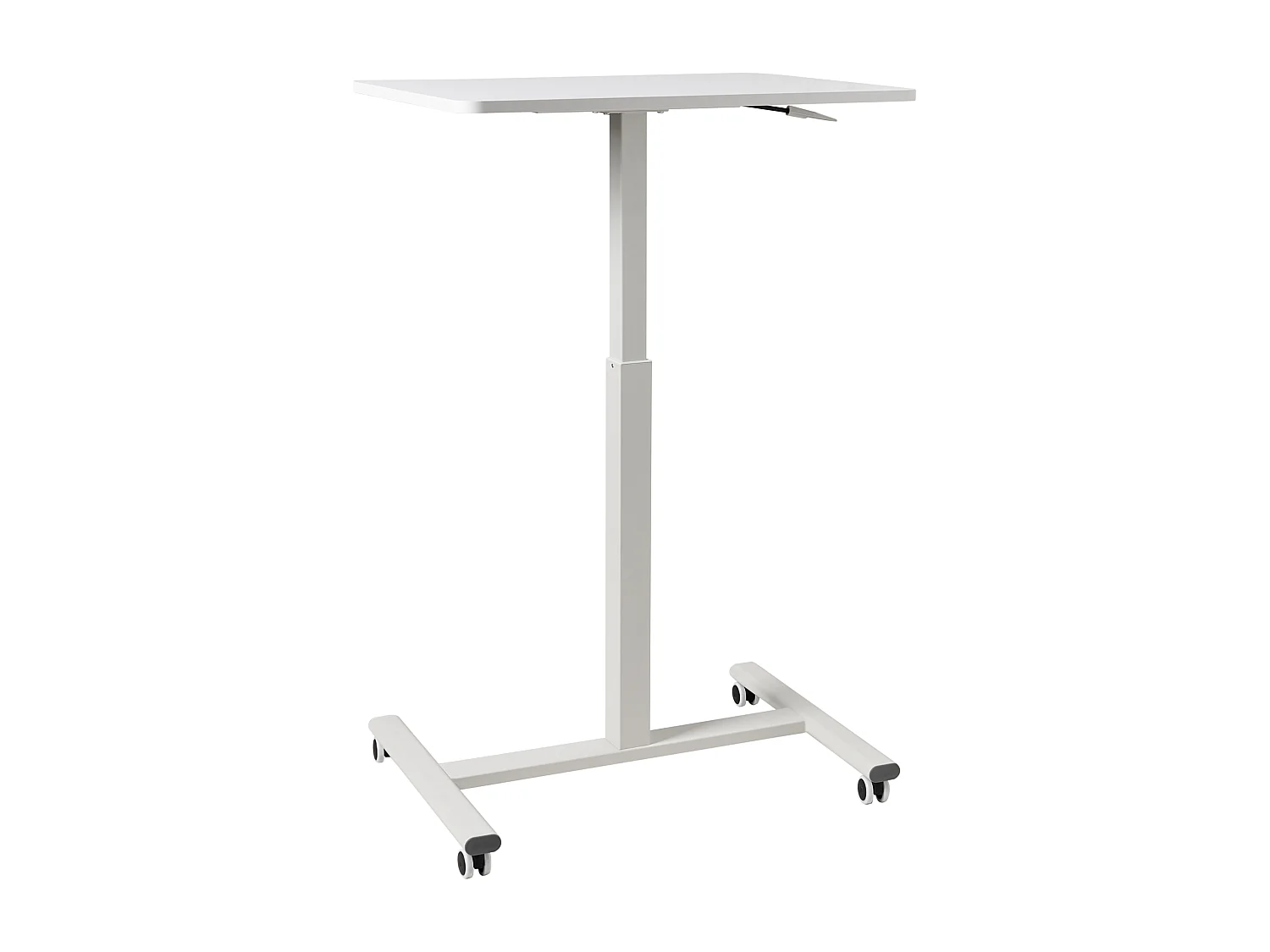Bureau réglable manuellement en hauteur pour ordinateur portable ACADEMIA Blanc 65 cm 48 cm