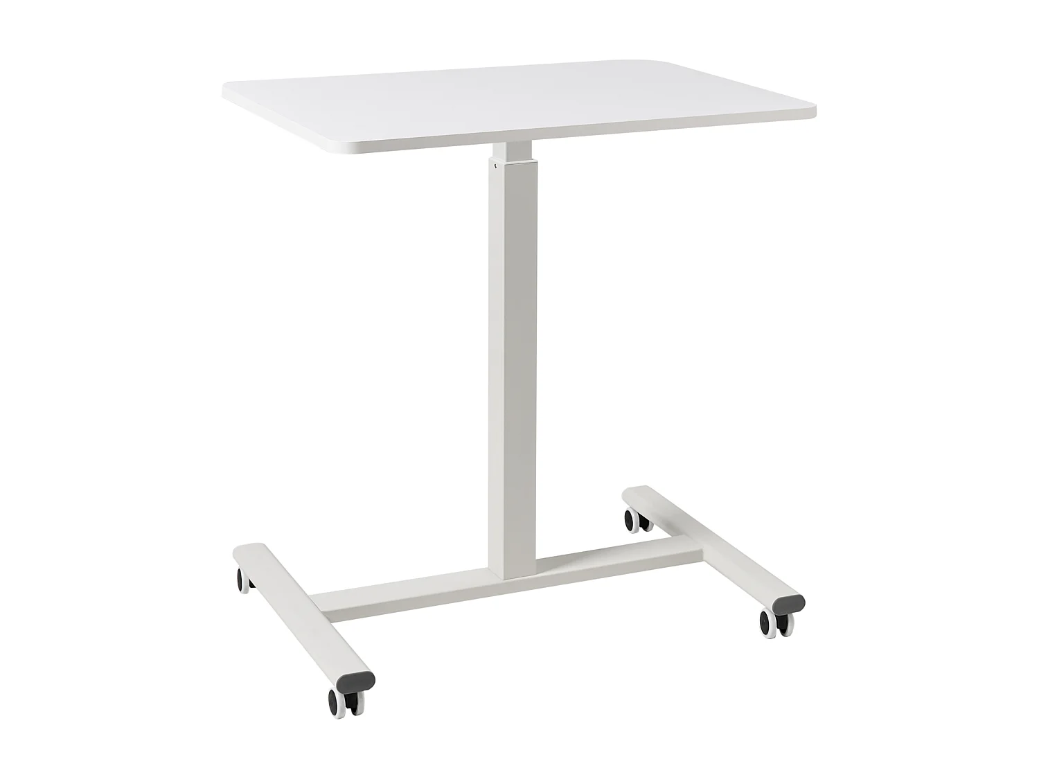 Bureau réglable manuellement en hauteur pour ordinateur portable ACADEMIA Blanc 65 cm 48 cm