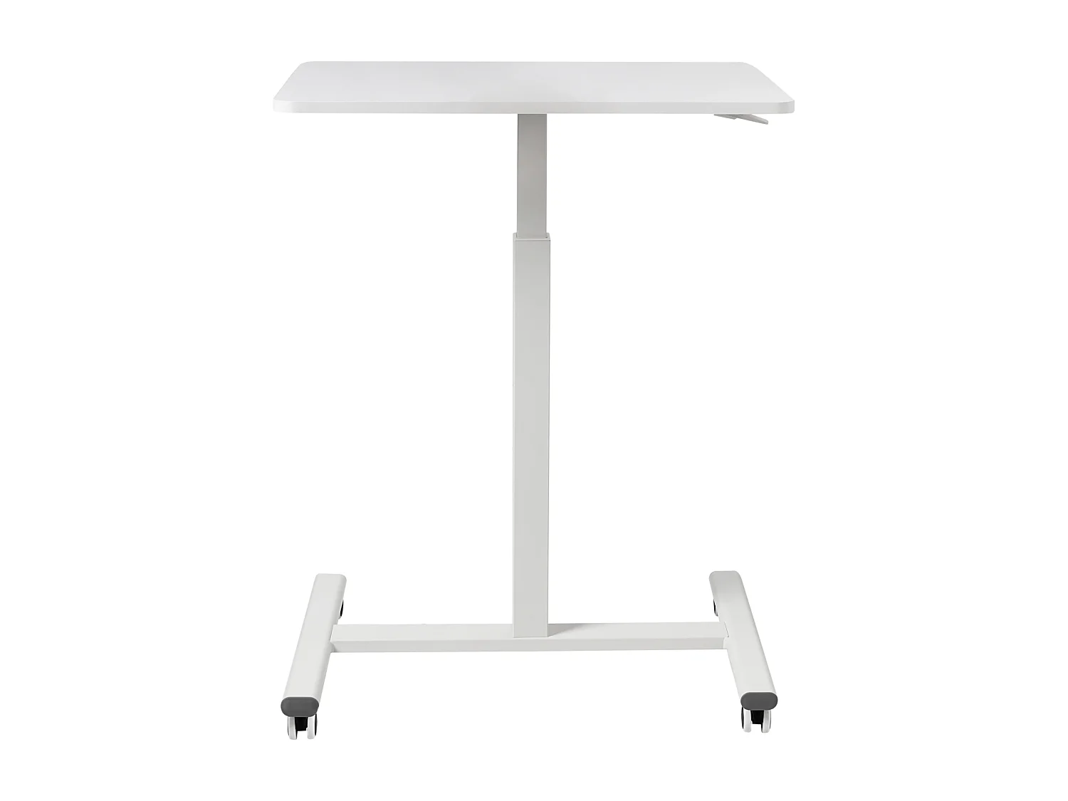 Bureau réglable manuellement en hauteur pour ordinateur portable ACADEMIA Blanc 65 cm 48 cm