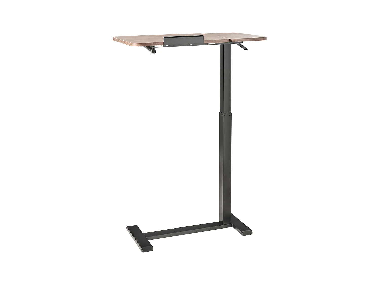 Bureau réglable manuellement en hauteur pour ordinateur portable SCHOLA Marron/noir 70 cm 40 cm