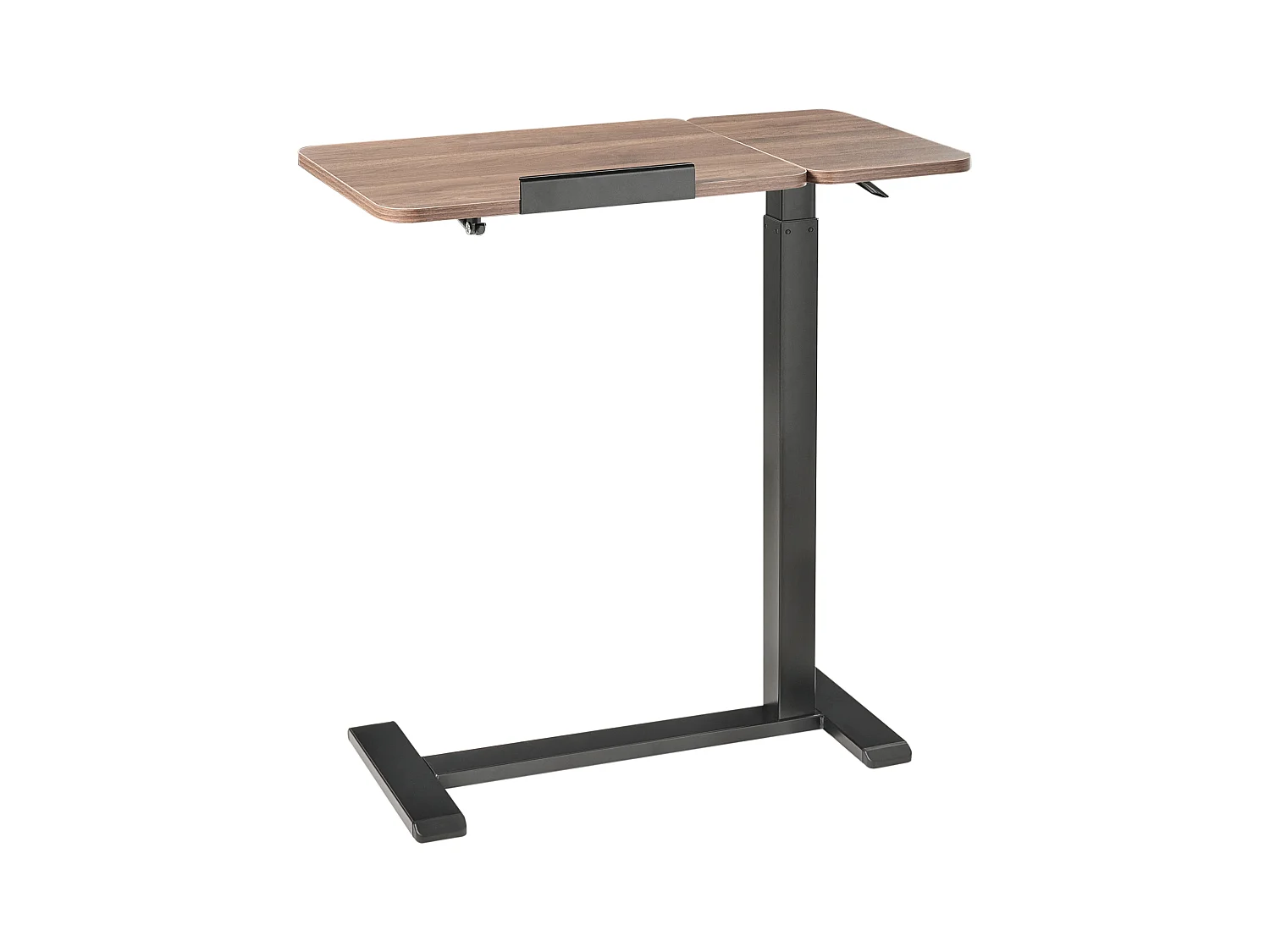 Bureau réglable manuellement en hauteur pour ordinateur portable SCHOLA Marron/noir 70 cm 40 cm