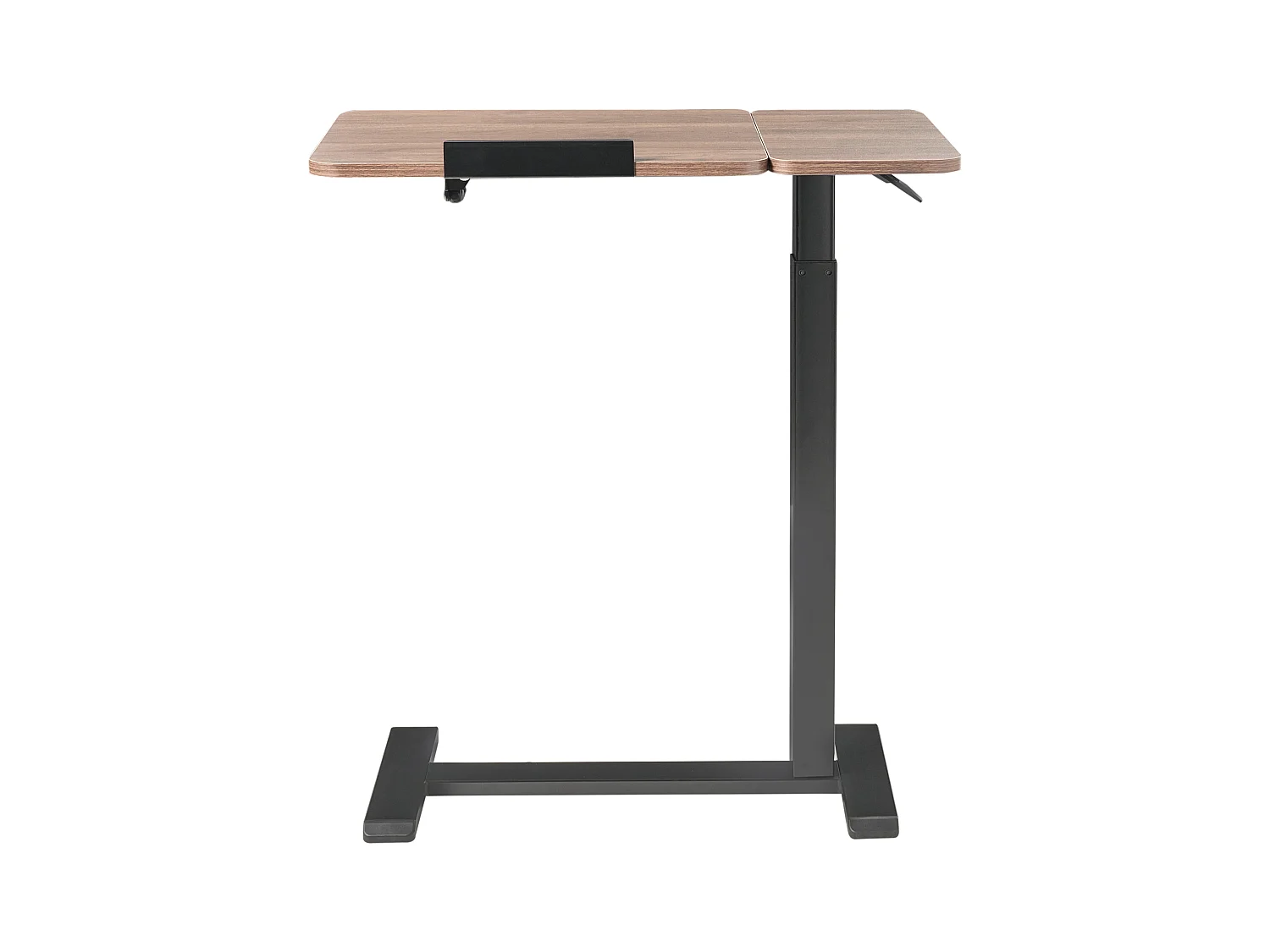 Bureau réglable manuellement en hauteur pour ordinateur portable SCHOLA Marron/noir 70 cm 40 cm