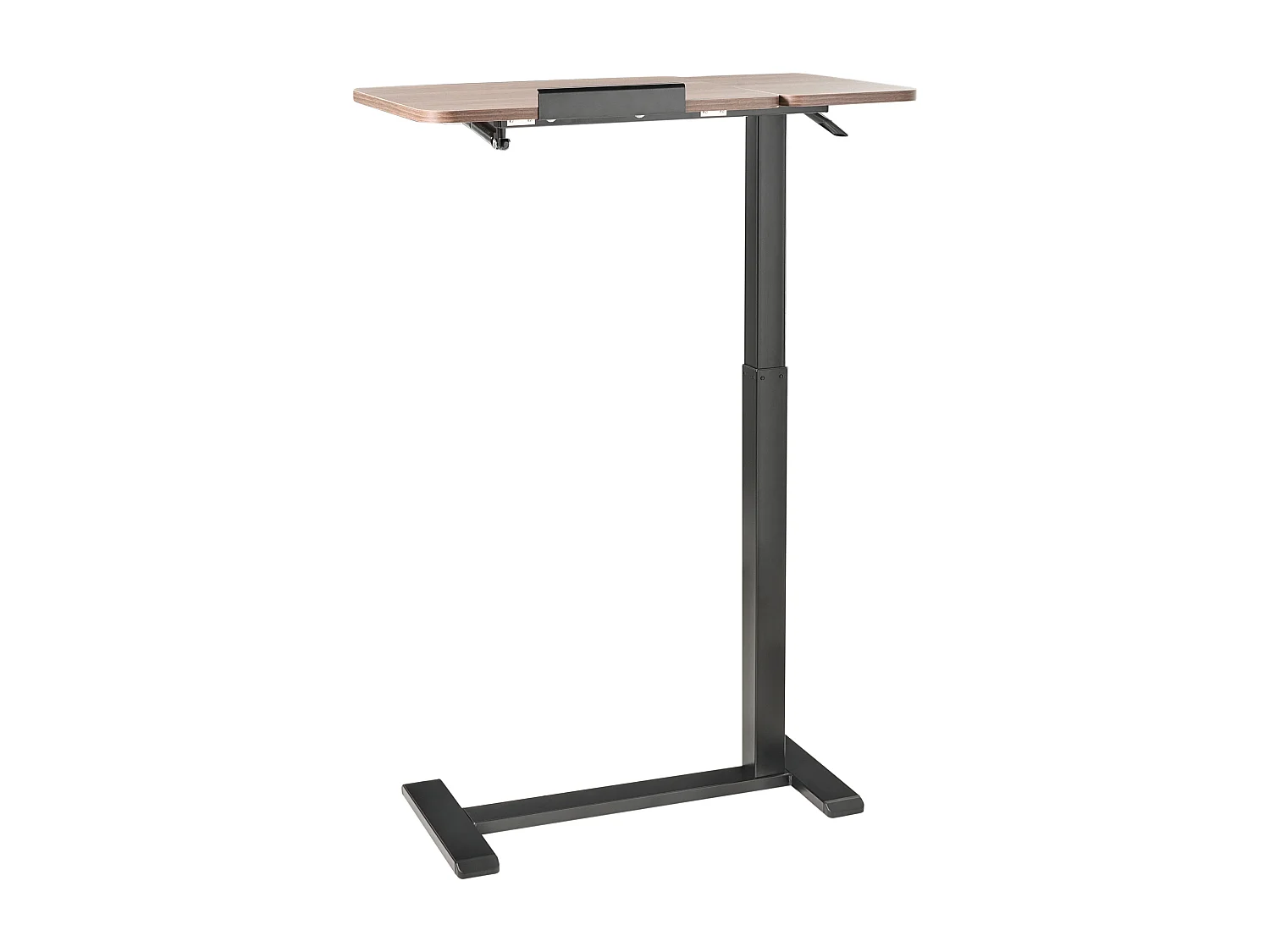 Bureau réglable manuellement en hauteur pour ordinateur portable SCHOLA Marron/noir 70 cm 40 cm