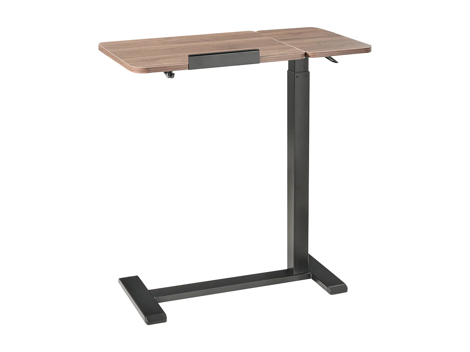 Bureau réglable manuellement en hauteur pour ordinateur portable SCHOLA Marron/noir 70 cm 40 cm