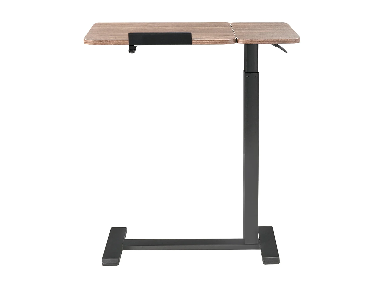 Bureau réglable manuellement en hauteur pour ordinateur portable SCHOLA Marron/noir 70 cm 40 cm