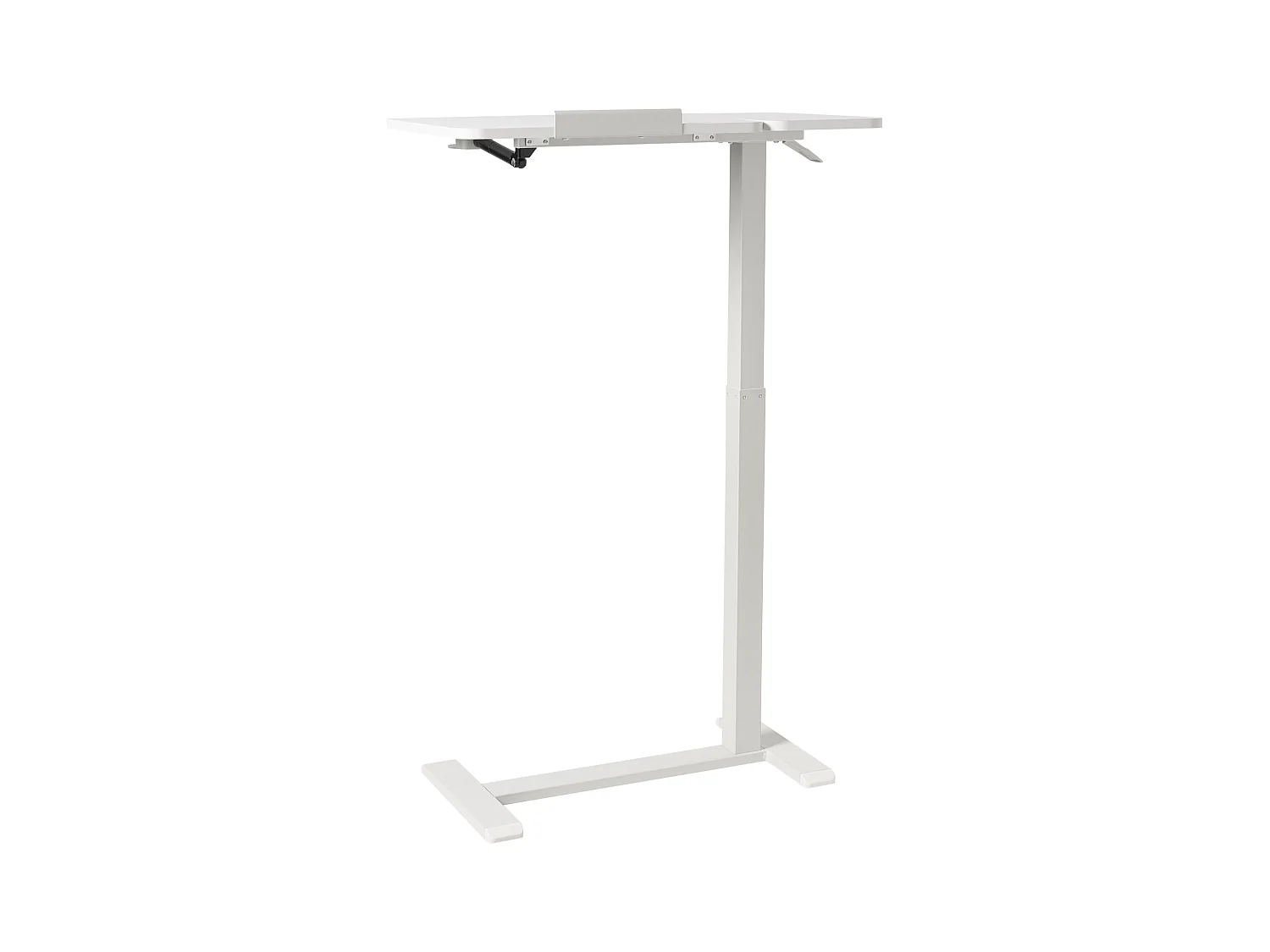 Bureau réglable manuellement en hauteur pour ordinateur portable SCHOLA Blanc 70 cm 40 cm