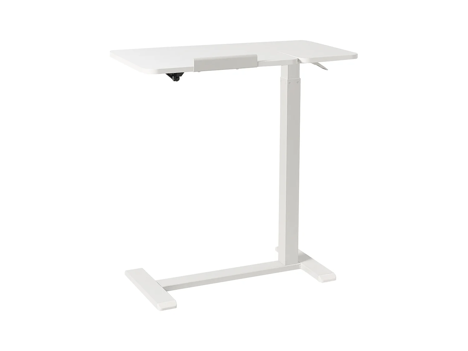 Bureau réglable manuellement en hauteur pour ordinateur portable SCHOLA Blanc 70 cm 40 cm