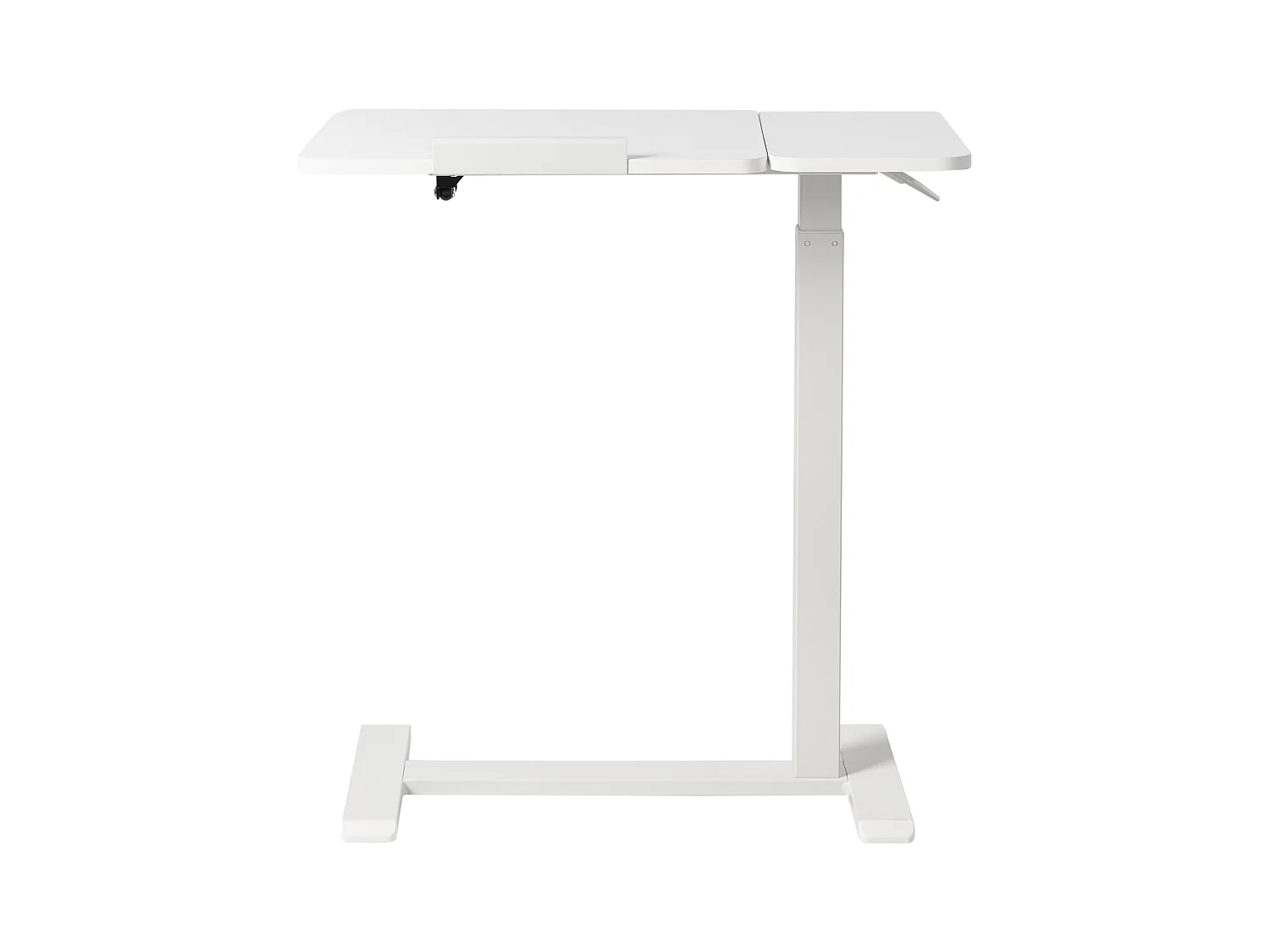 Bureau réglable manuellement en hauteur pour ordinateur portable SCHOLA Blanc 70 cm 40 cm