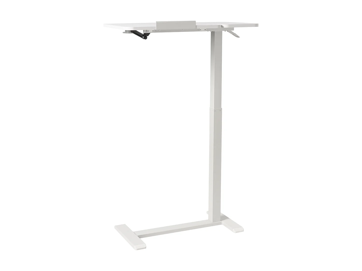 Bureau réglable manuellement en hauteur pour ordinateur portable SCHOLA Blanc 70 cm 40 cm