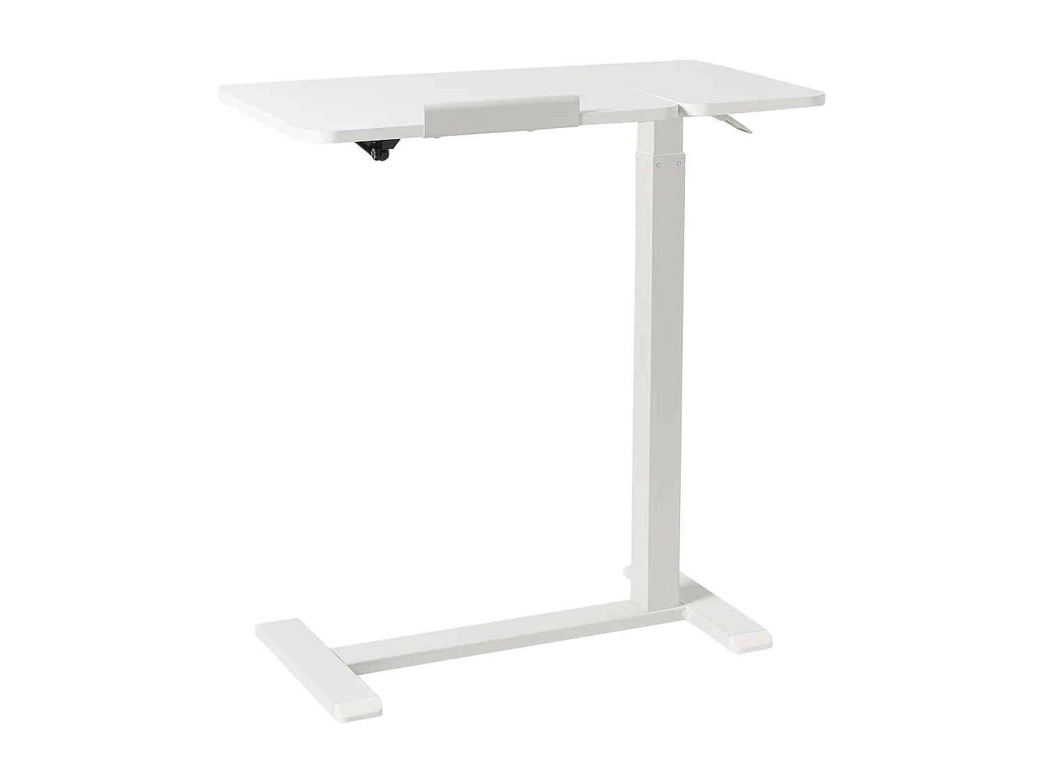 Bureau réglable manuellement en hauteur pour ordinateur portable SCHOLA Blanc 70 cm 40 cm