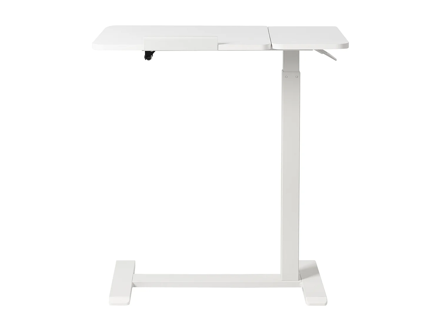 Bureau réglable manuellement en hauteur pour ordinateur portable SCHOLA Blanc 70 cm 40 cm