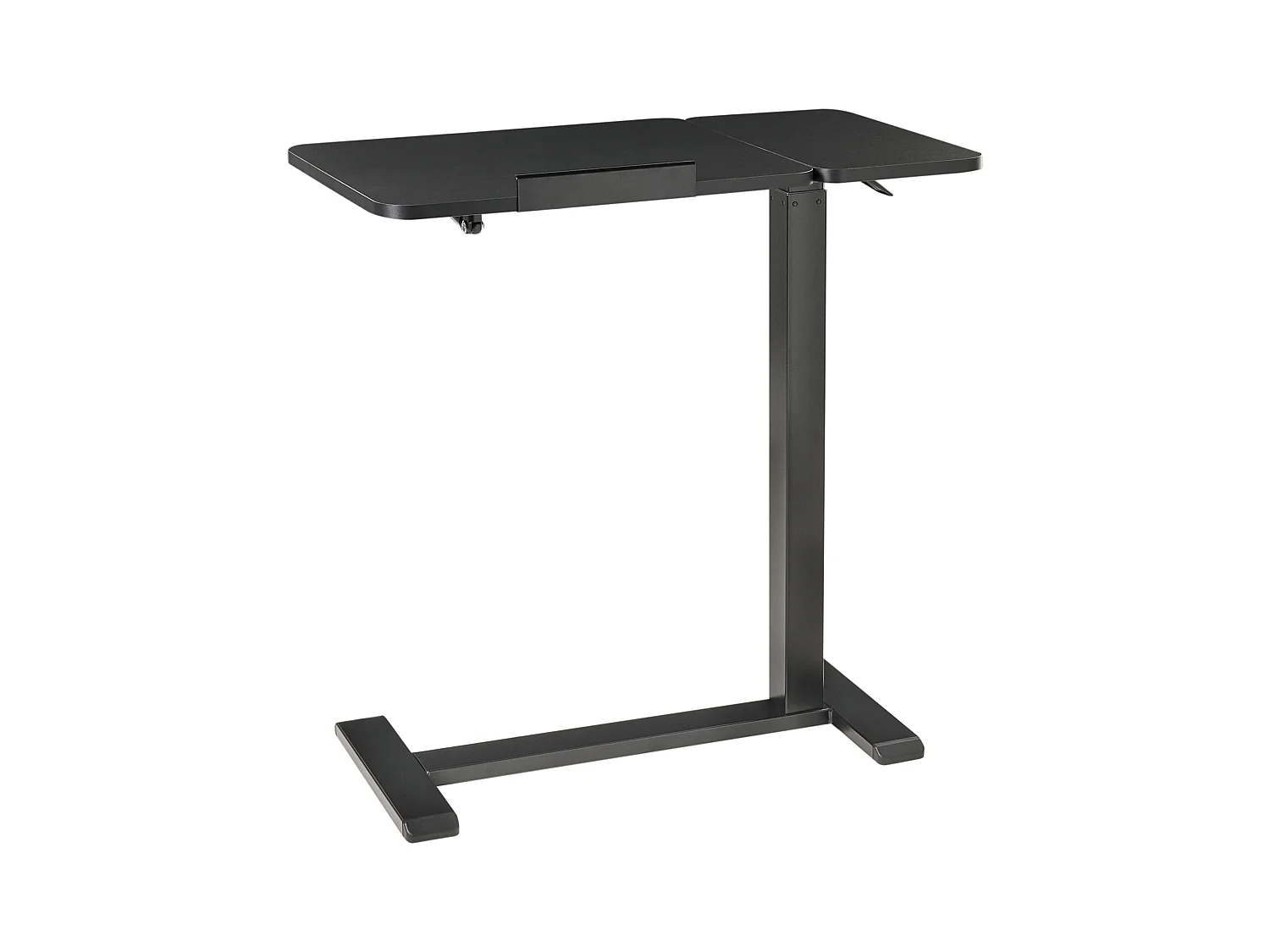 Bureau réglable manuellement en hauteur pour ordinateur portable SCHOLA Noir 70 cm 40 cm