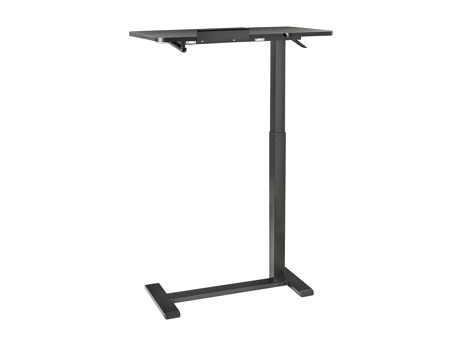 Bureau réglable manuellement en hauteur pour ordinateur portable SCHOLA Noir 70 cm 40 cm