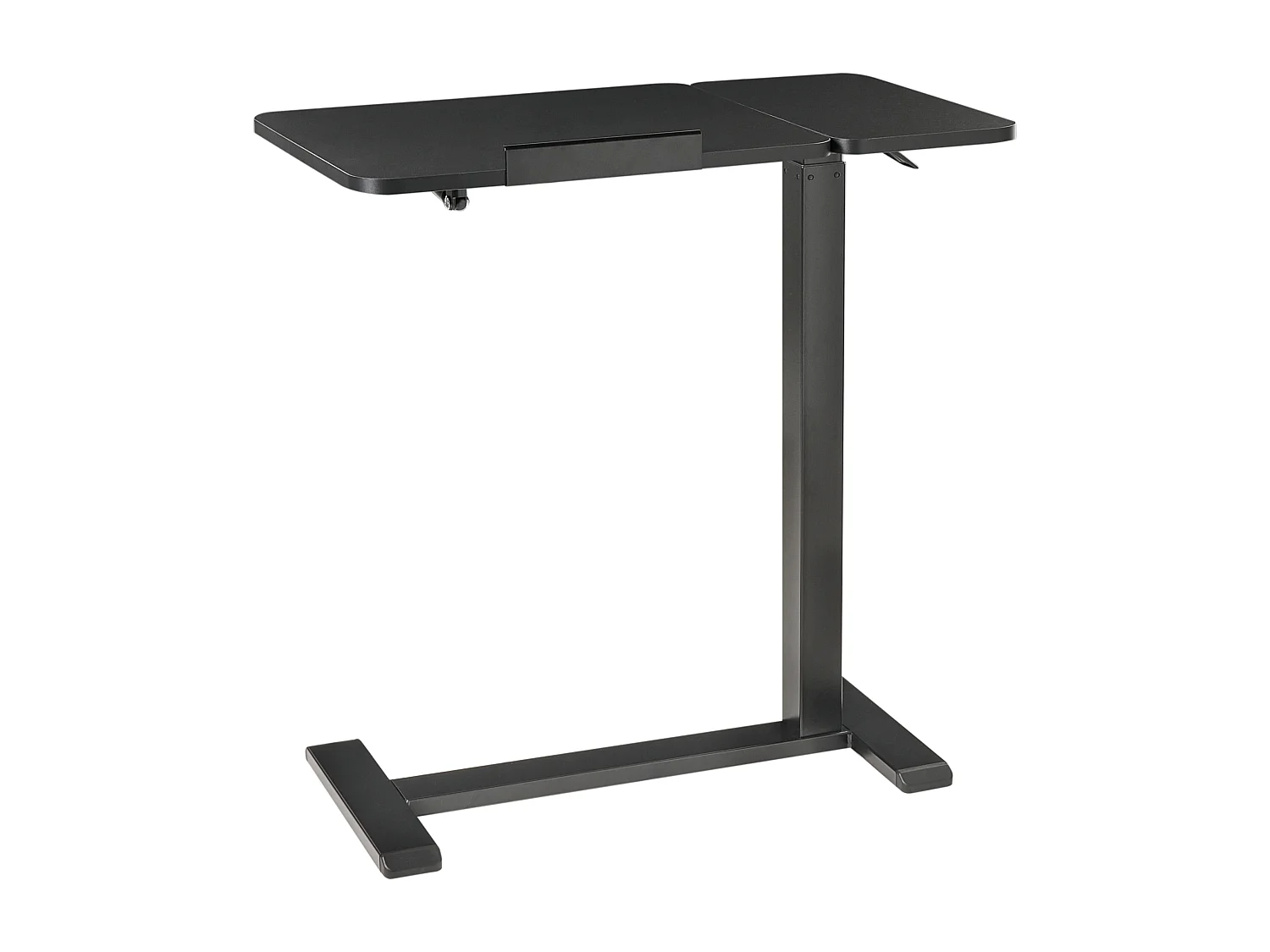 Bureau réglable manuellement en hauteur pour ordinateur portable SCHOLA Noir 70 cm 40 cm