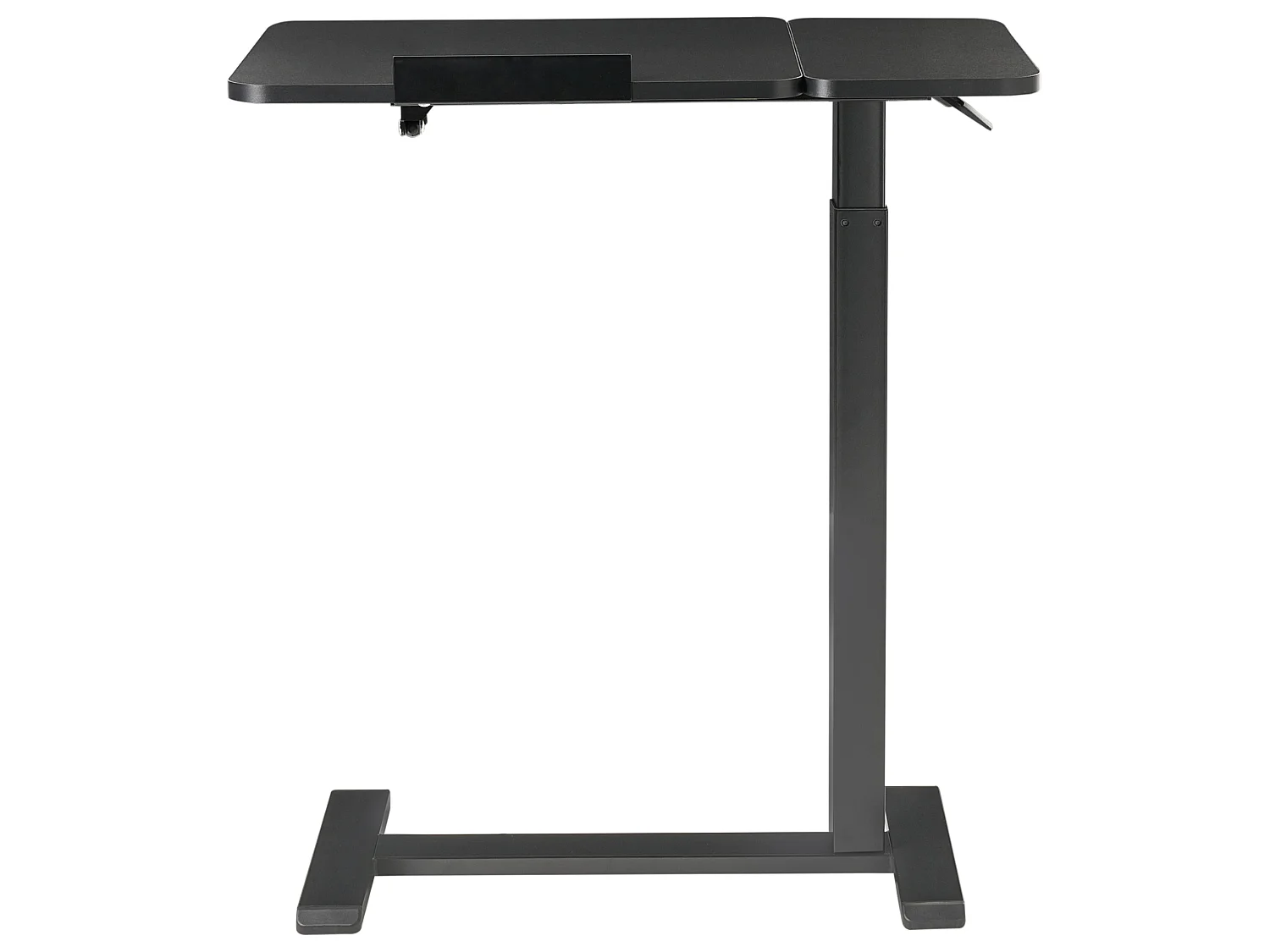Bureau réglable manuellement en hauteur pour ordinateur portable SCHOLA 70 cm 40 cm Noir