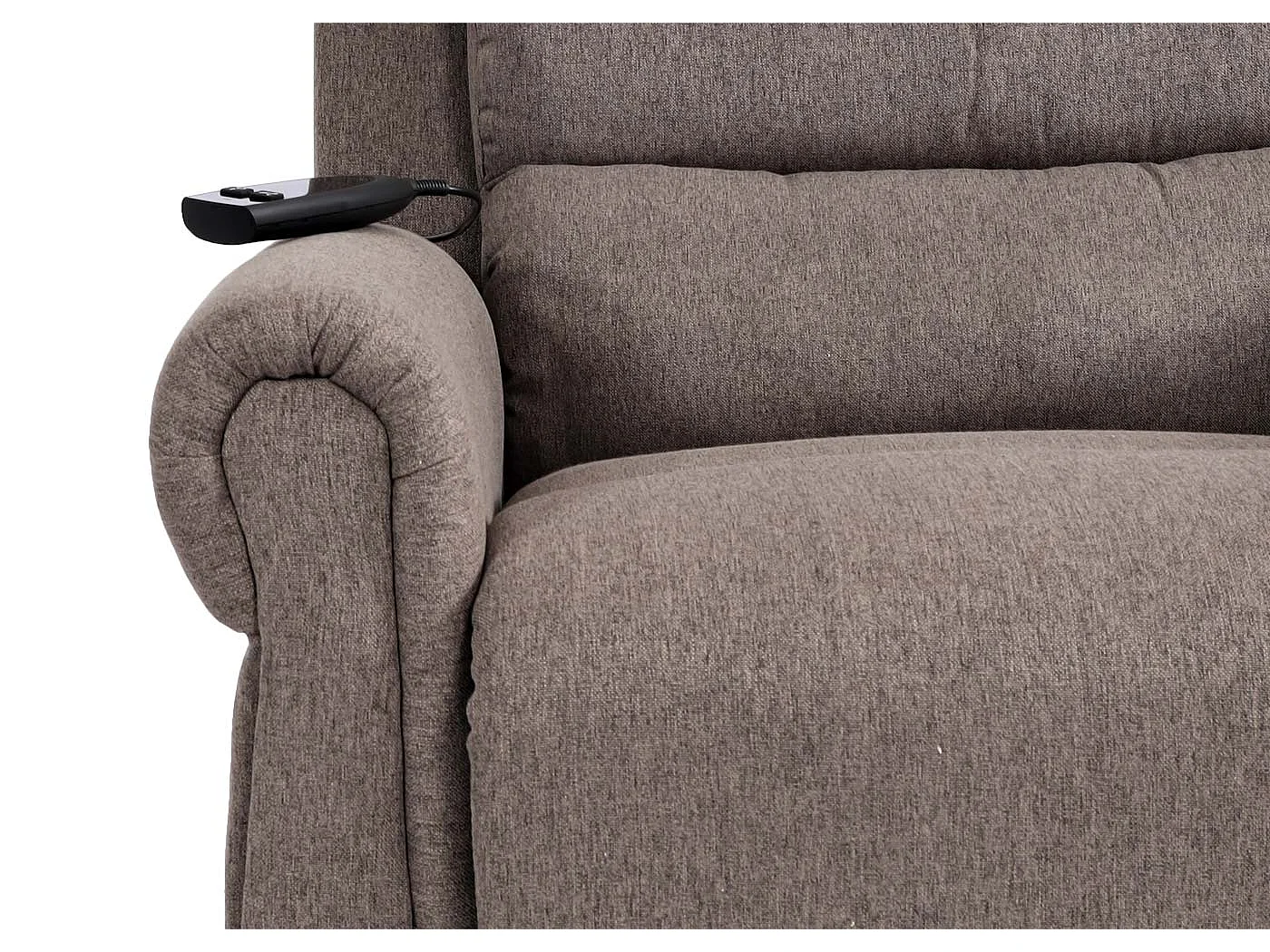 Fauteuil relax Fonction de tissu grise 77 x 65 x 84 cm 04_0006893