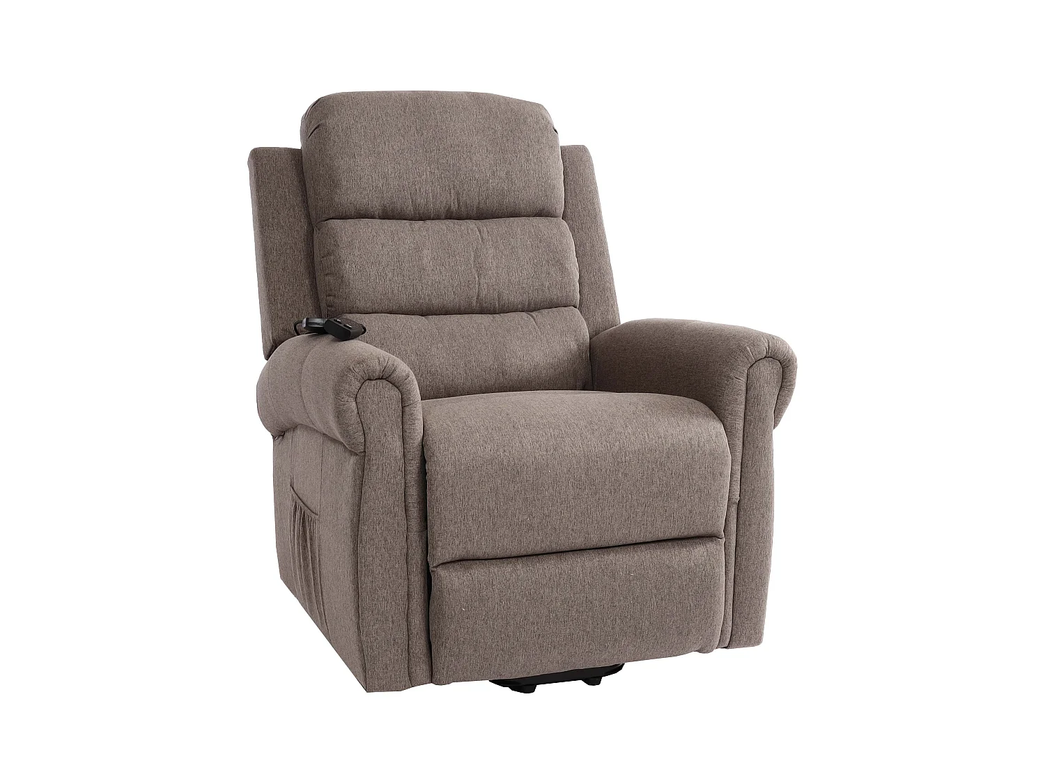 Fauteuil relax Fonction de tissu grise 77 x 65 x 84 cm 04_0006893