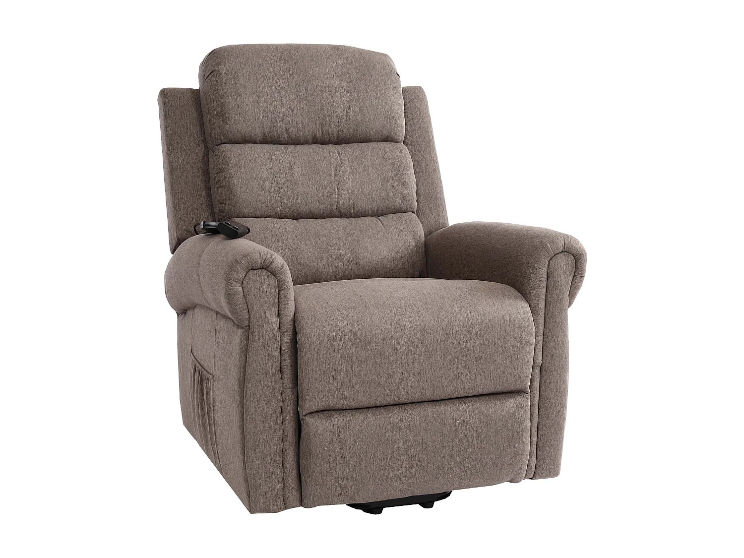 Fauteuil relax Fonction de tissu grise 77 x 65 x 84 cm 04_0006893