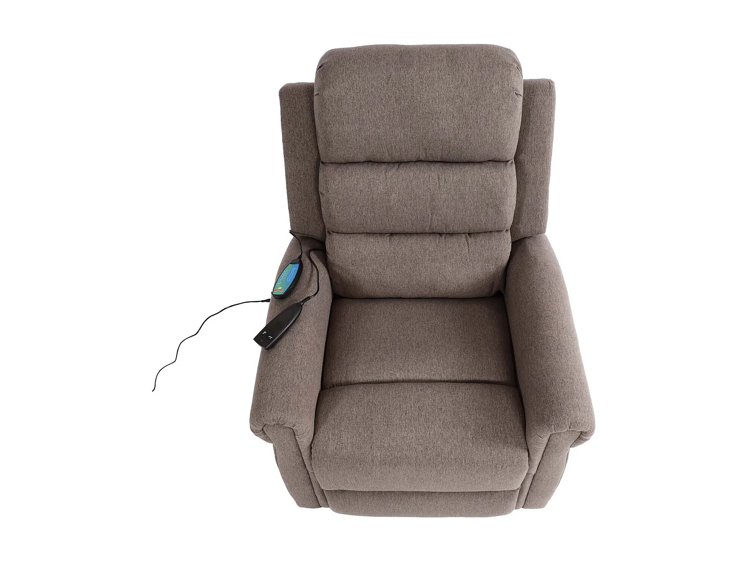 Fauteuil relax Fonction de tissu grise 77 x 65 x 84 cm 04_0006893