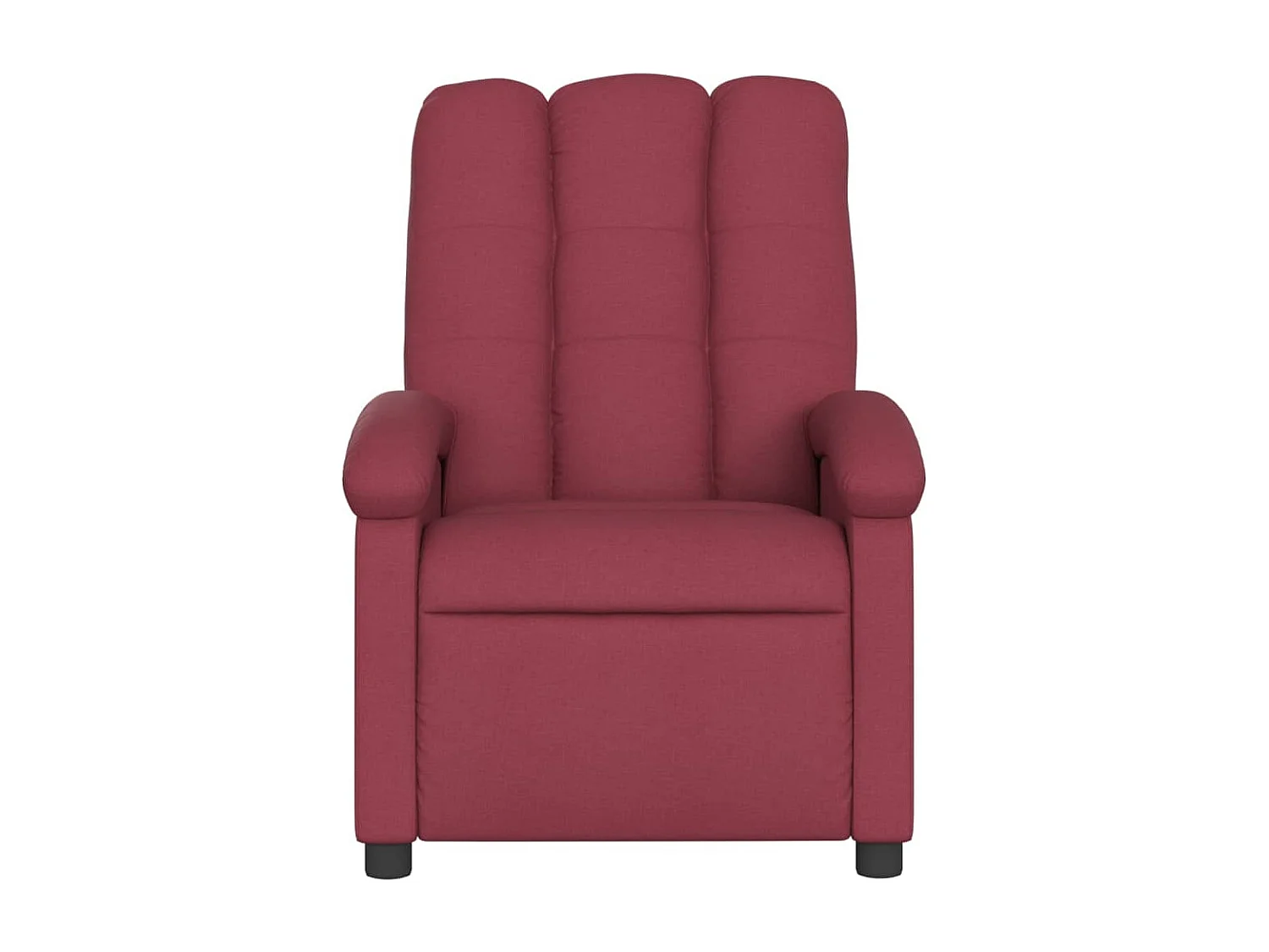 Fauteuil relax TV fonction tissu bordeaux 70 x 93 x 101 cm DEC028529