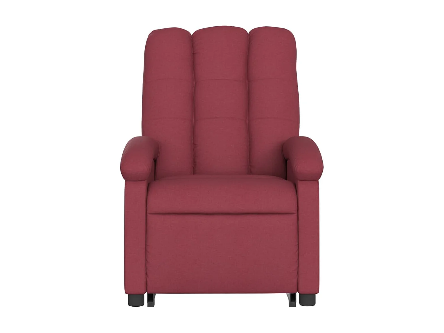 Fauteuil relax TV fonction tissu bordeaux 70 x 93 x 101 cm DEC028547