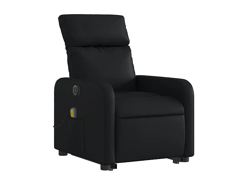 Fauteuil de relaxation fonction PVC noire 66 x 89.5 x 95.5 cm DEC027800