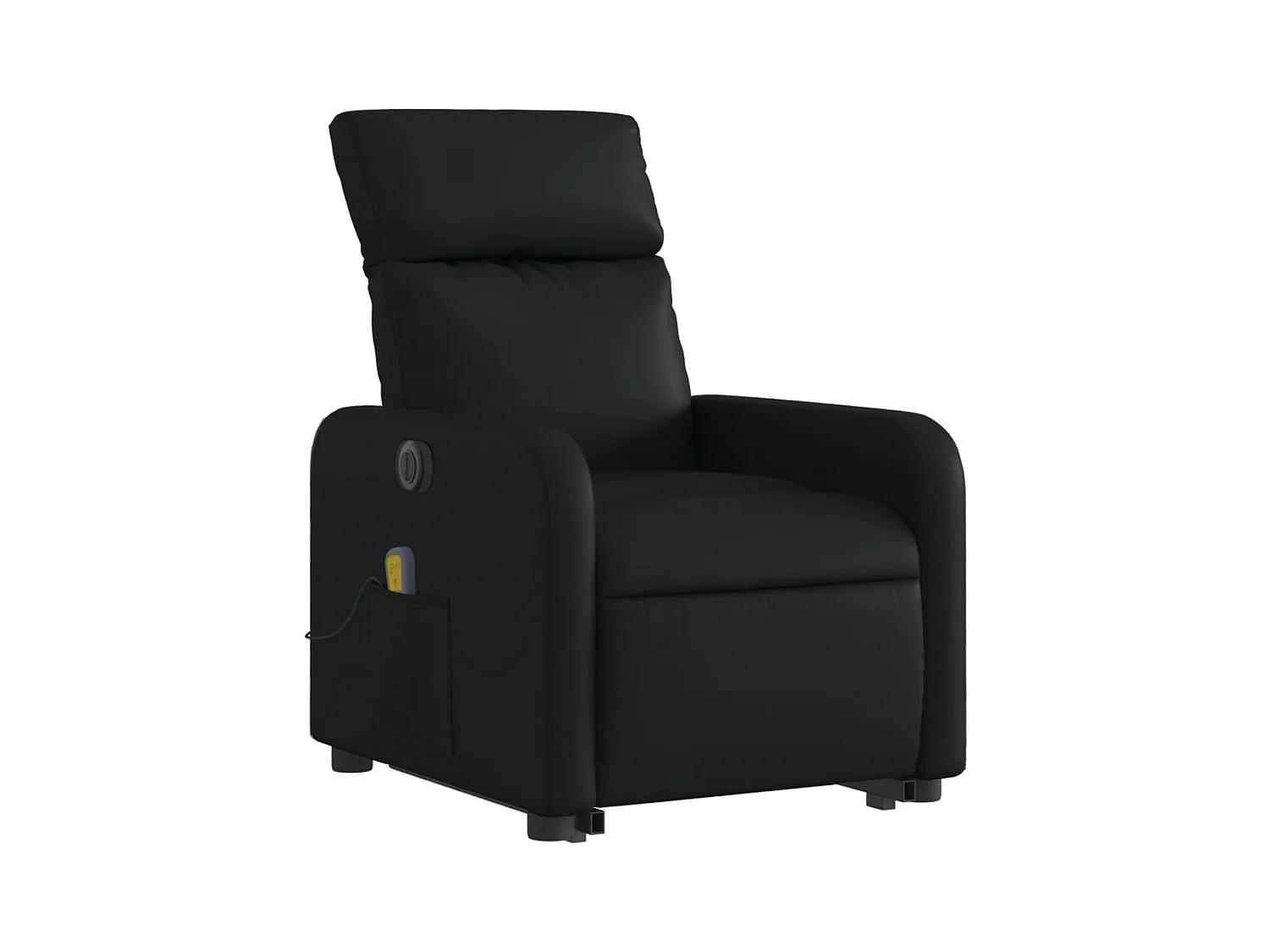 Fauteuil de relaxation fonction PVC noire 66 x 89.5 x 95.5 cm DEC027800