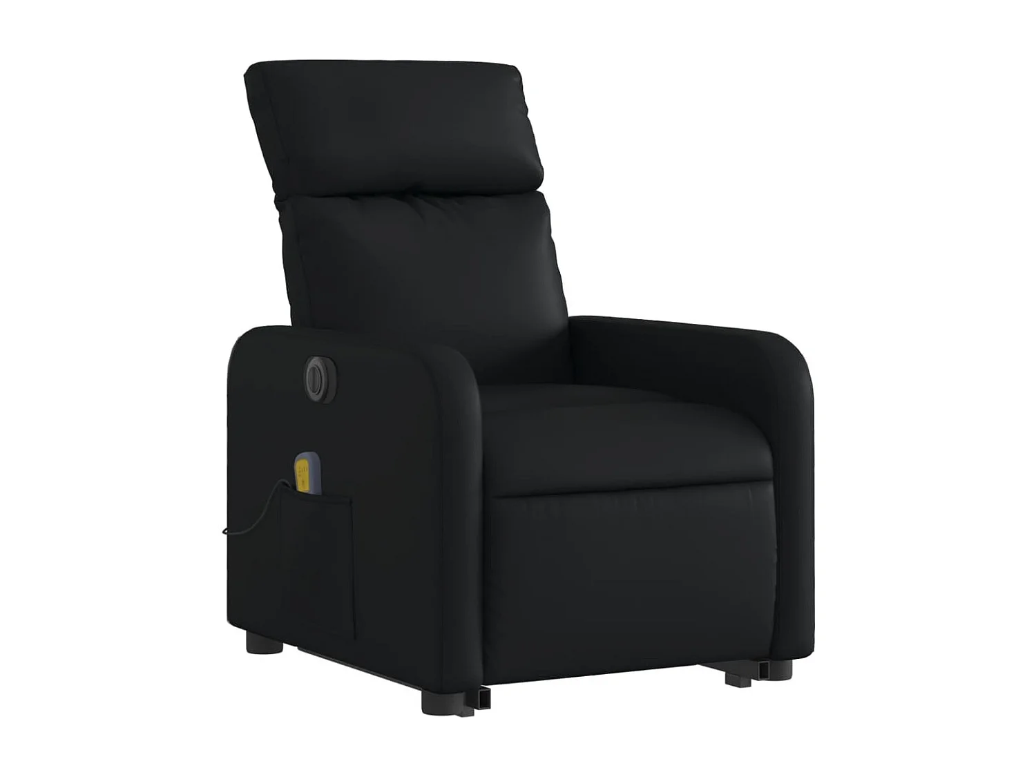 Fauteuil de relaxation fonction PVC noire 66 x 89.5 x 95.5 cm DEC027800