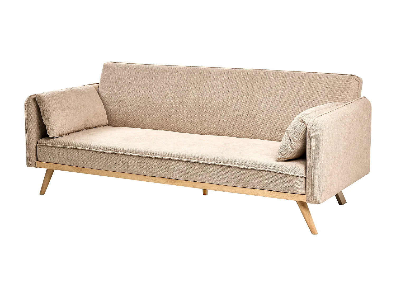 Canapé-lit ASAA Tissu Marron clair