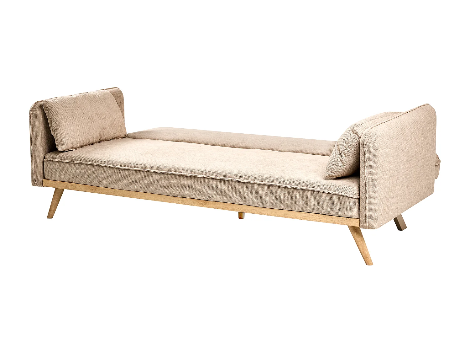 Canapé-lit ASAA Tissu Marron clair