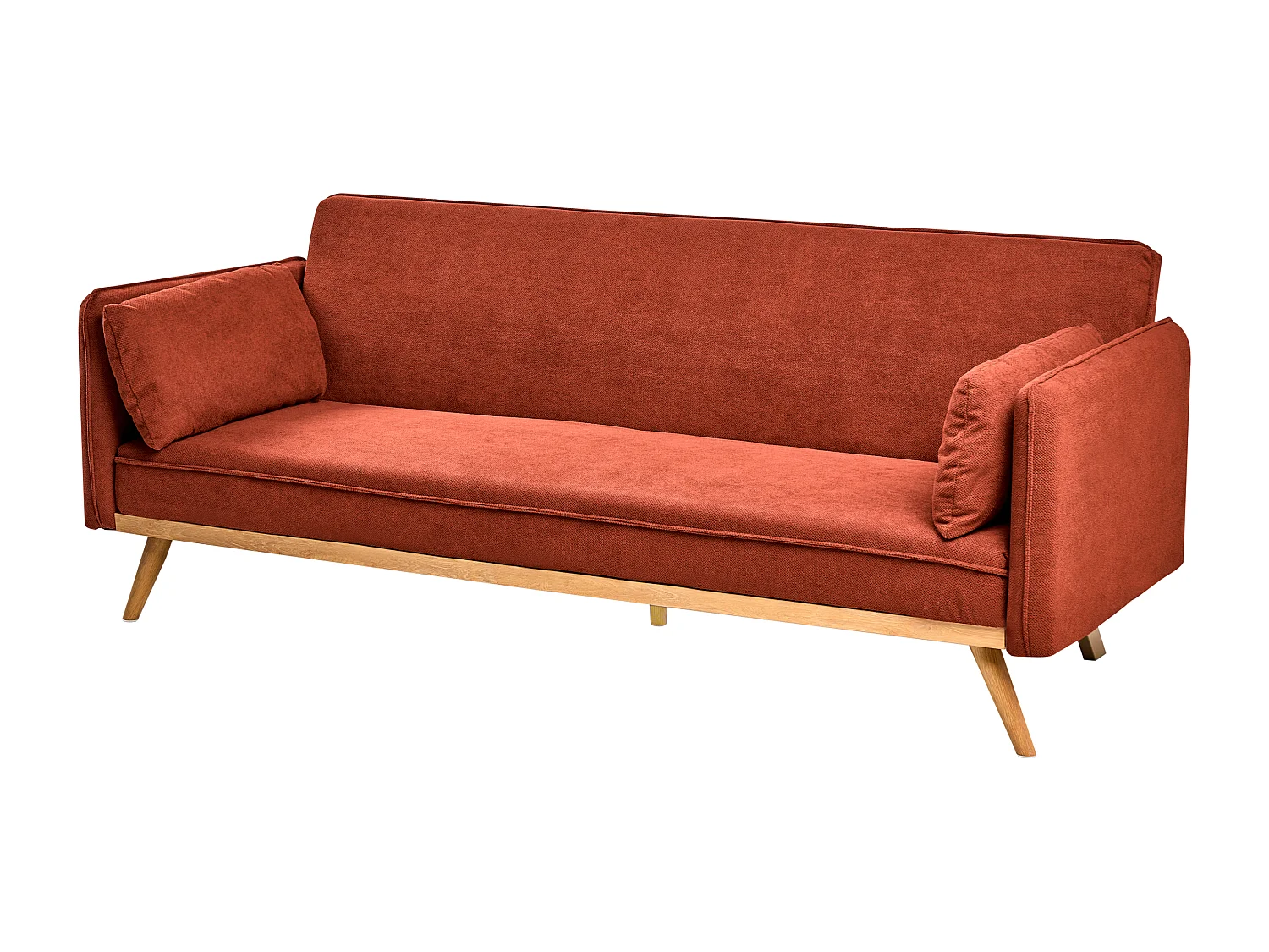 Canapé-lit ASAA Tissu Rouge