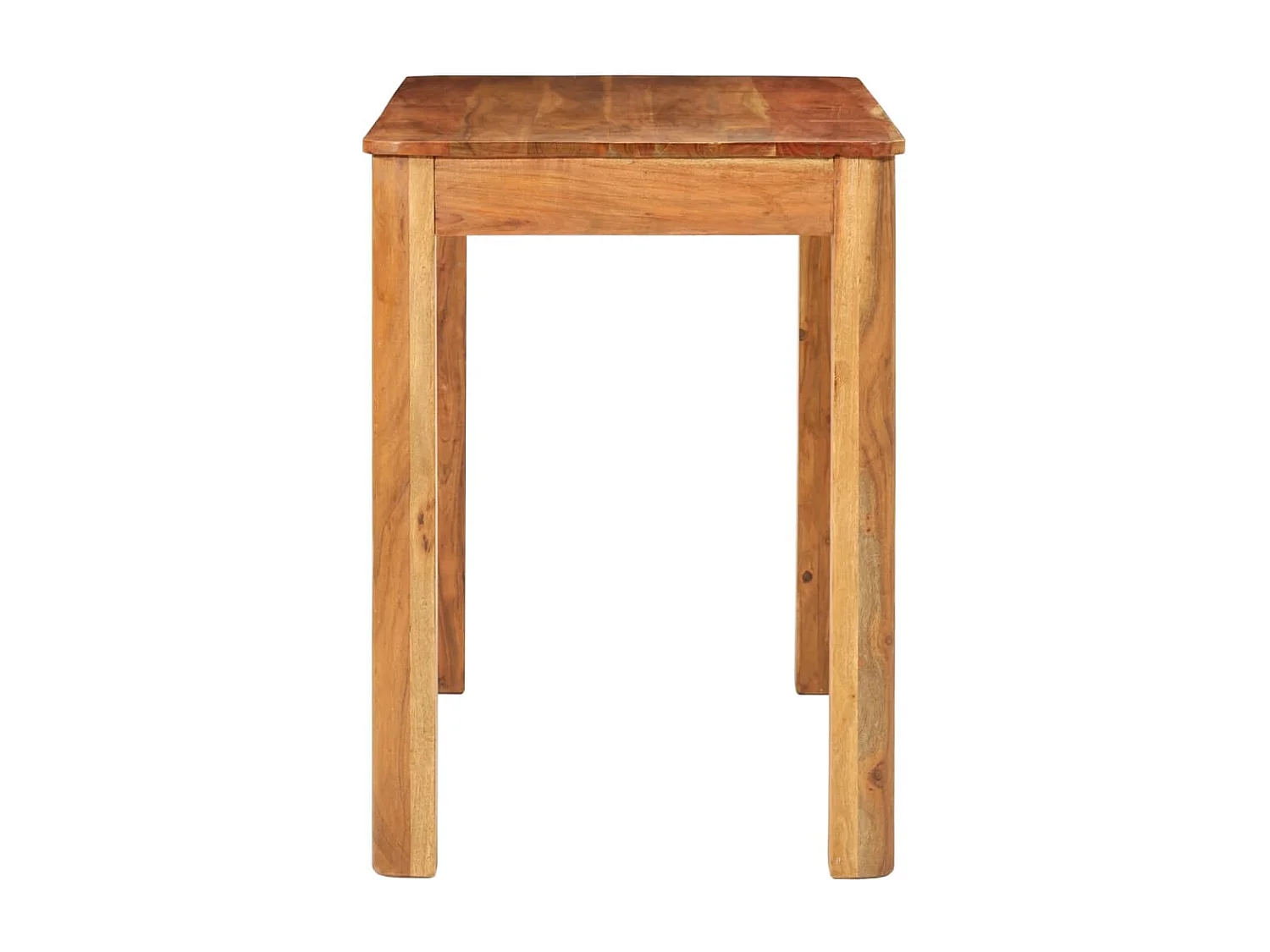 Table de salle à bois marron 110 x 55 x 76 cm DEC036692