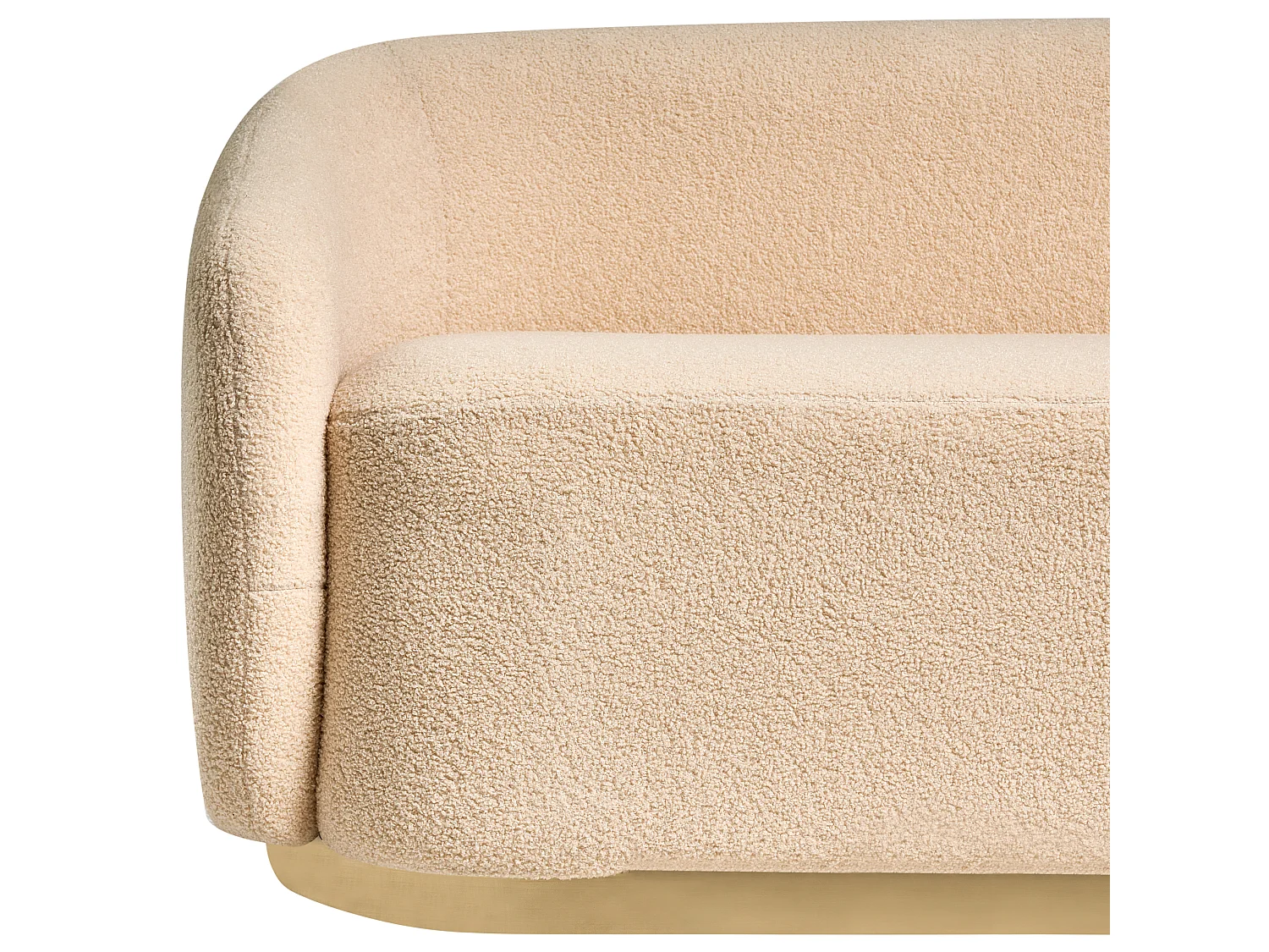 Canapé 2 places SIPO Bouclé Beige