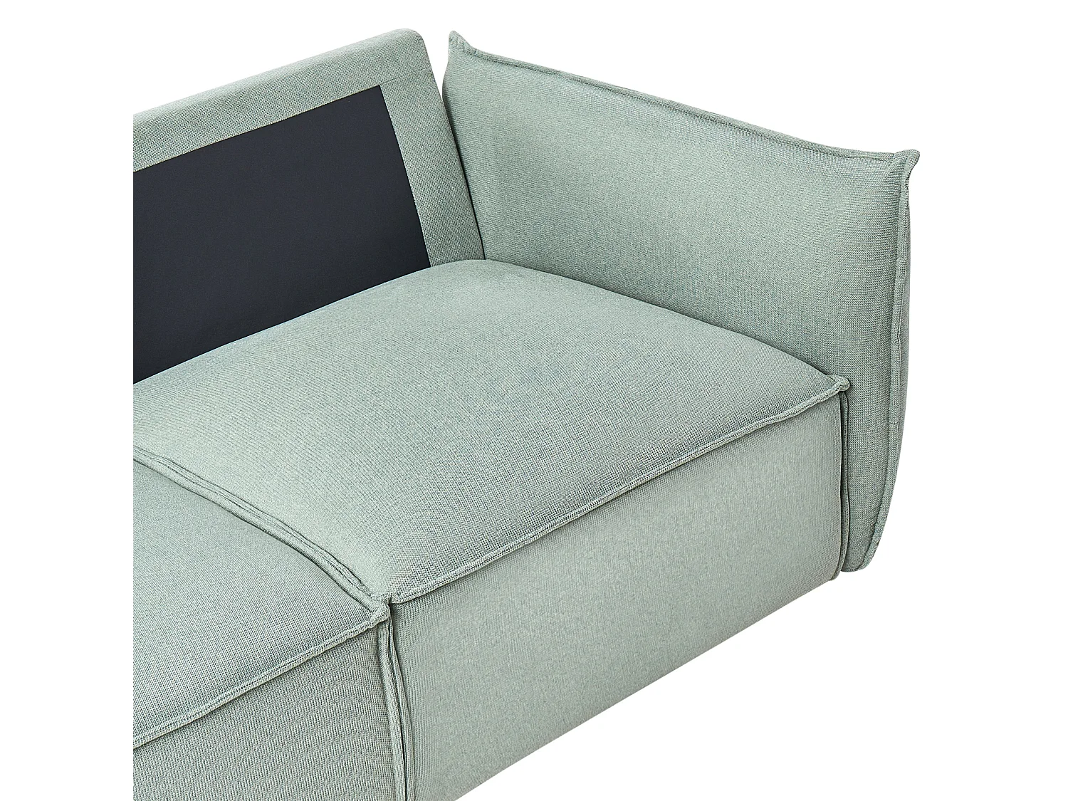 Sofa 3 Seater KUNES Fabric Light Green