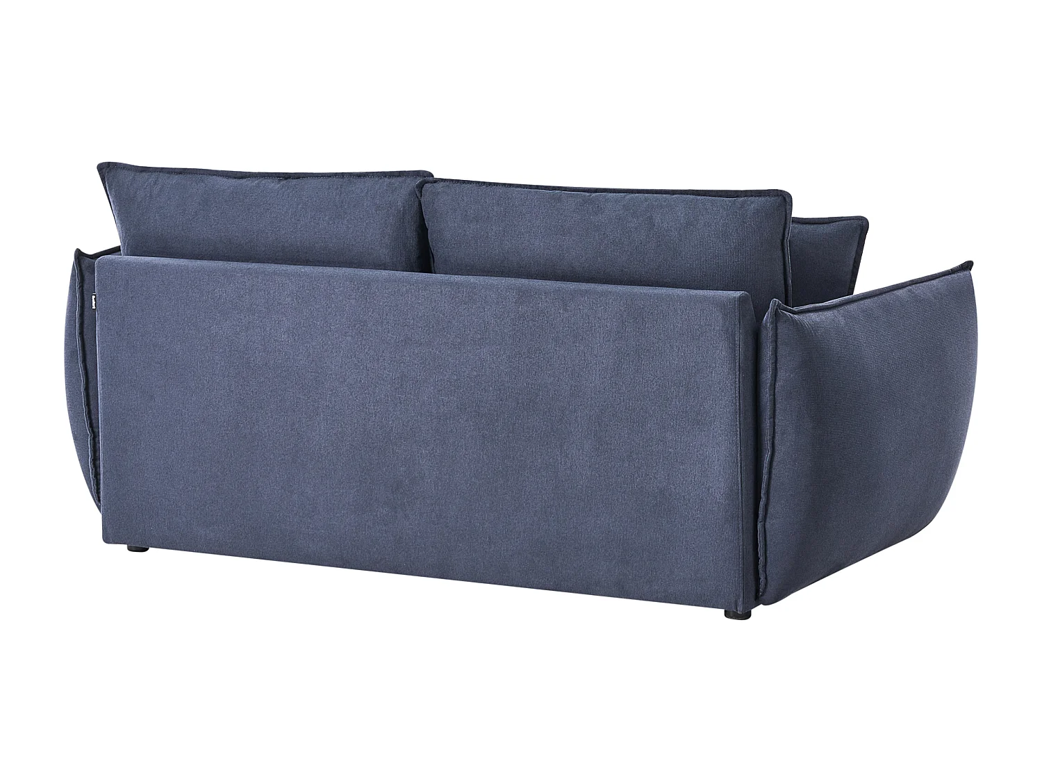 Canapé 3 places KUNES Tissu Bleu foncé