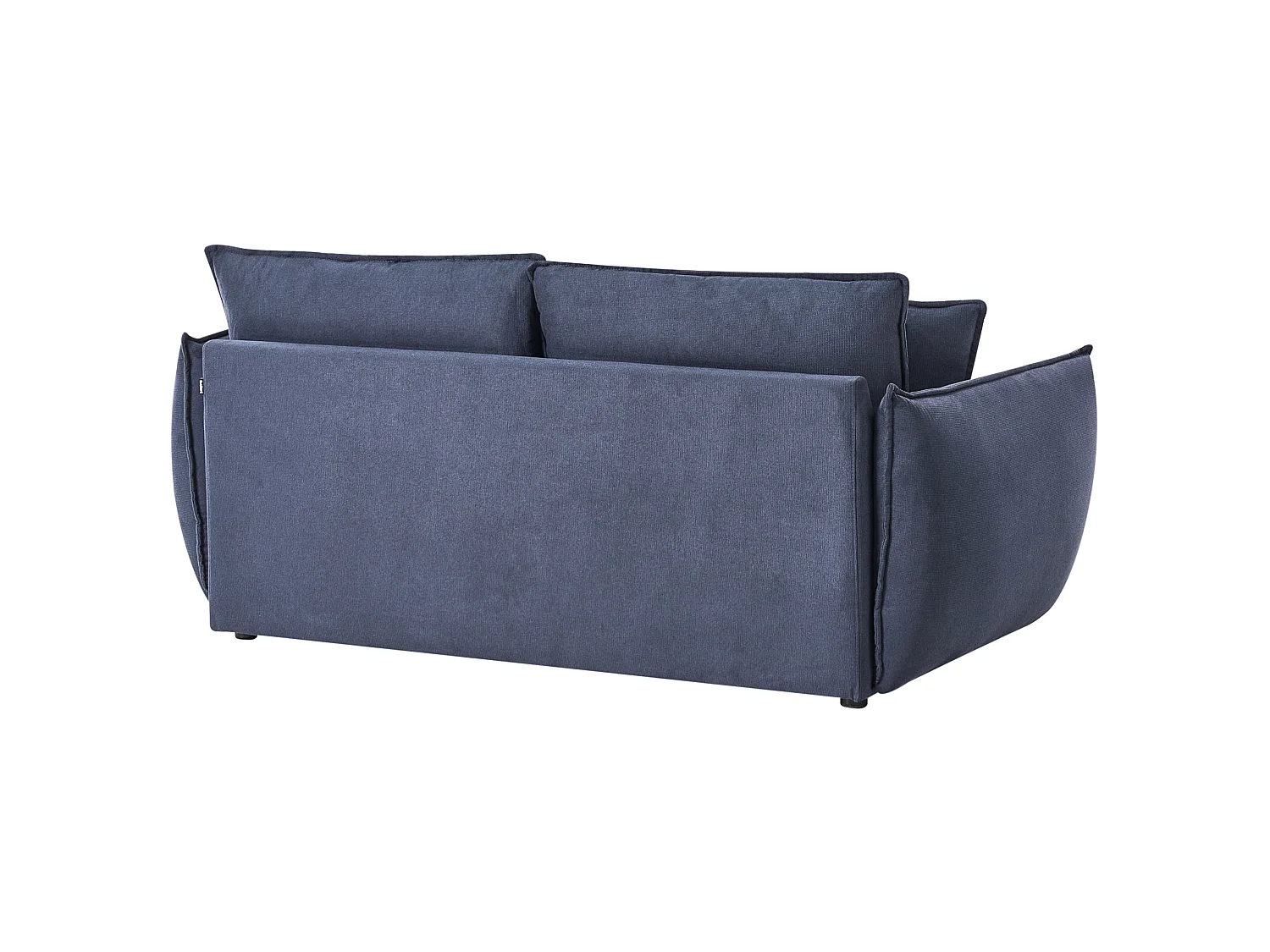Canapé 3 places KUNES Tissu Bleu foncé