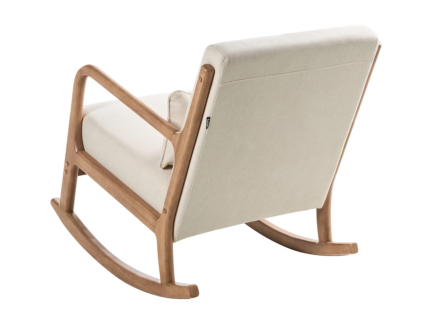 Fauteuil à bascule SKOVDE Tissu Beige clair