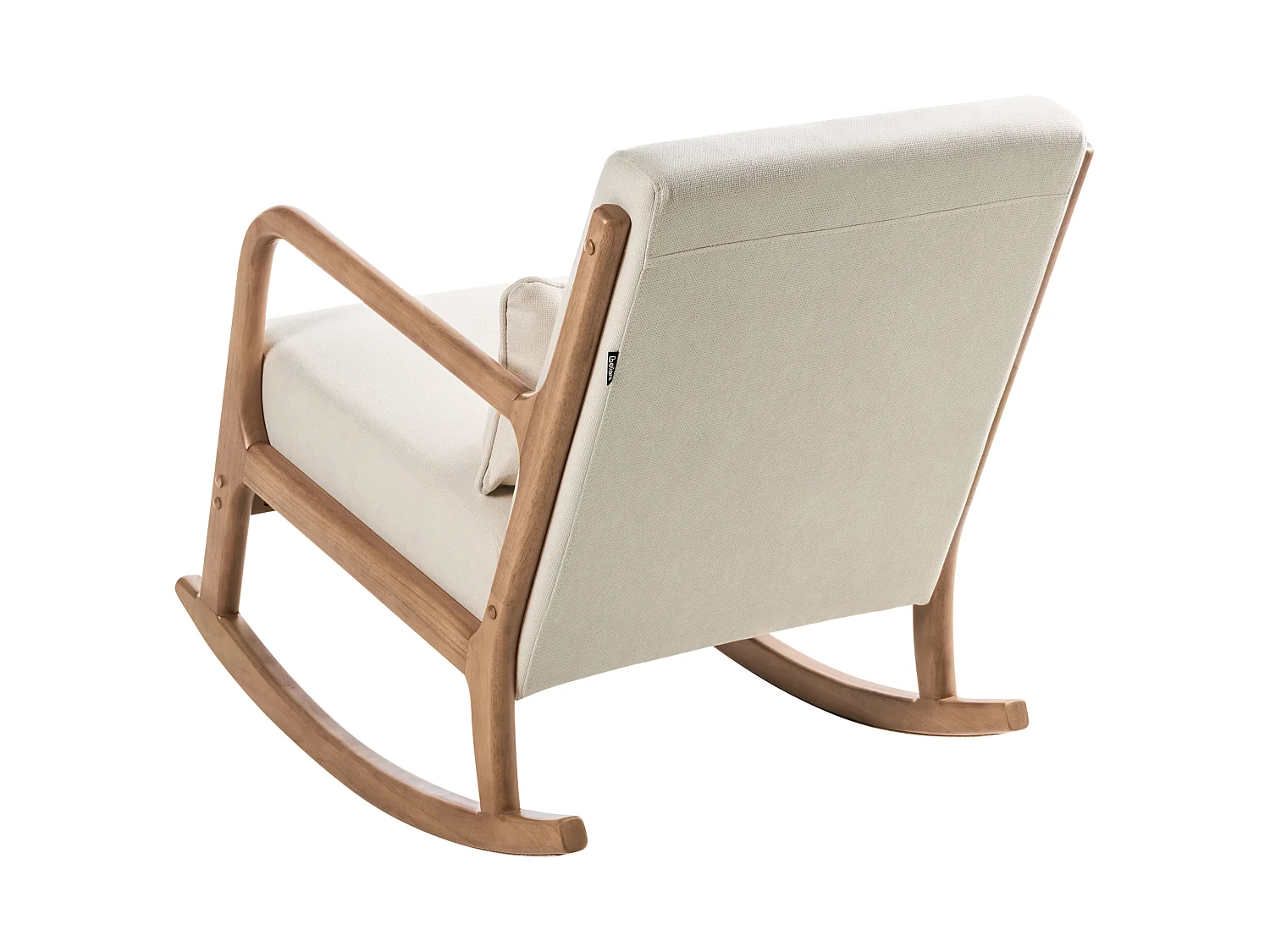 Rocking Chair SKOVDE Fabric Light Beige