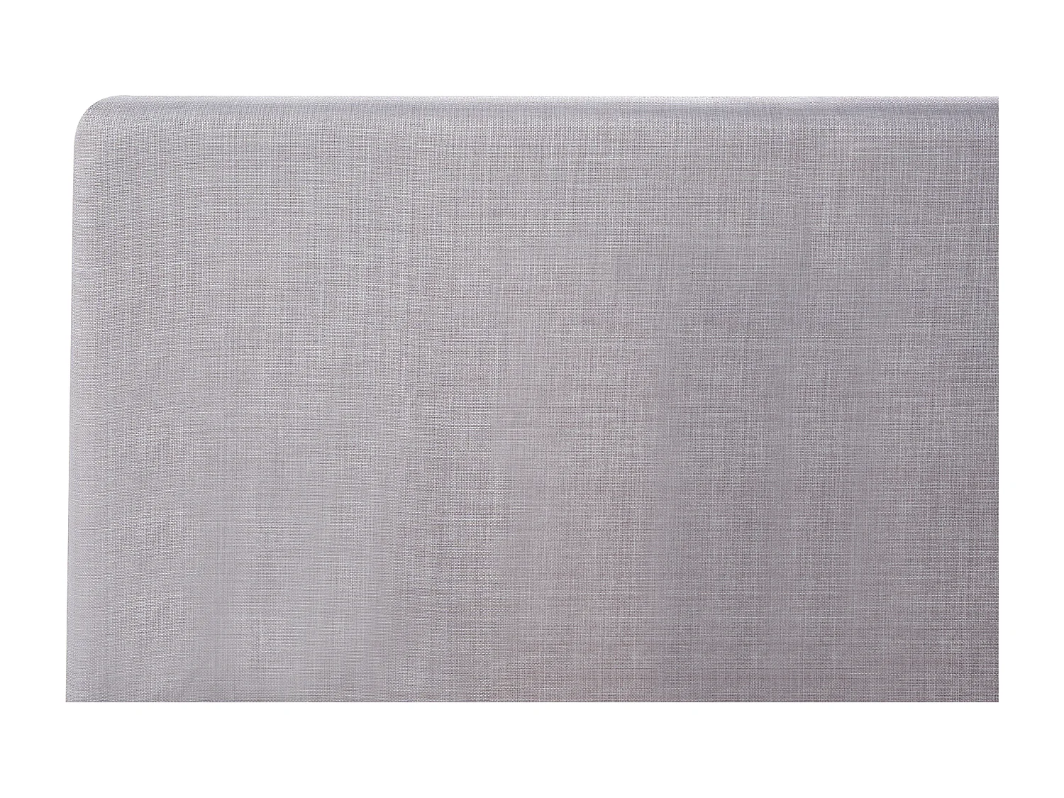 Lit avec sommier Tissu FITOU 120 x 200 cm Gris clair