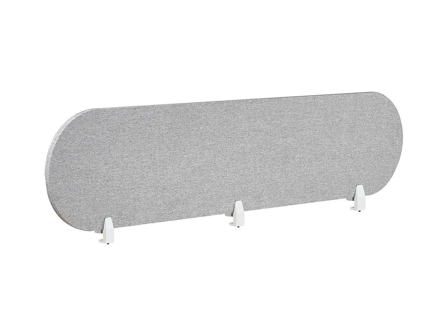 Séparateur de bureau 180 x 40 cm gris clair SPARKY