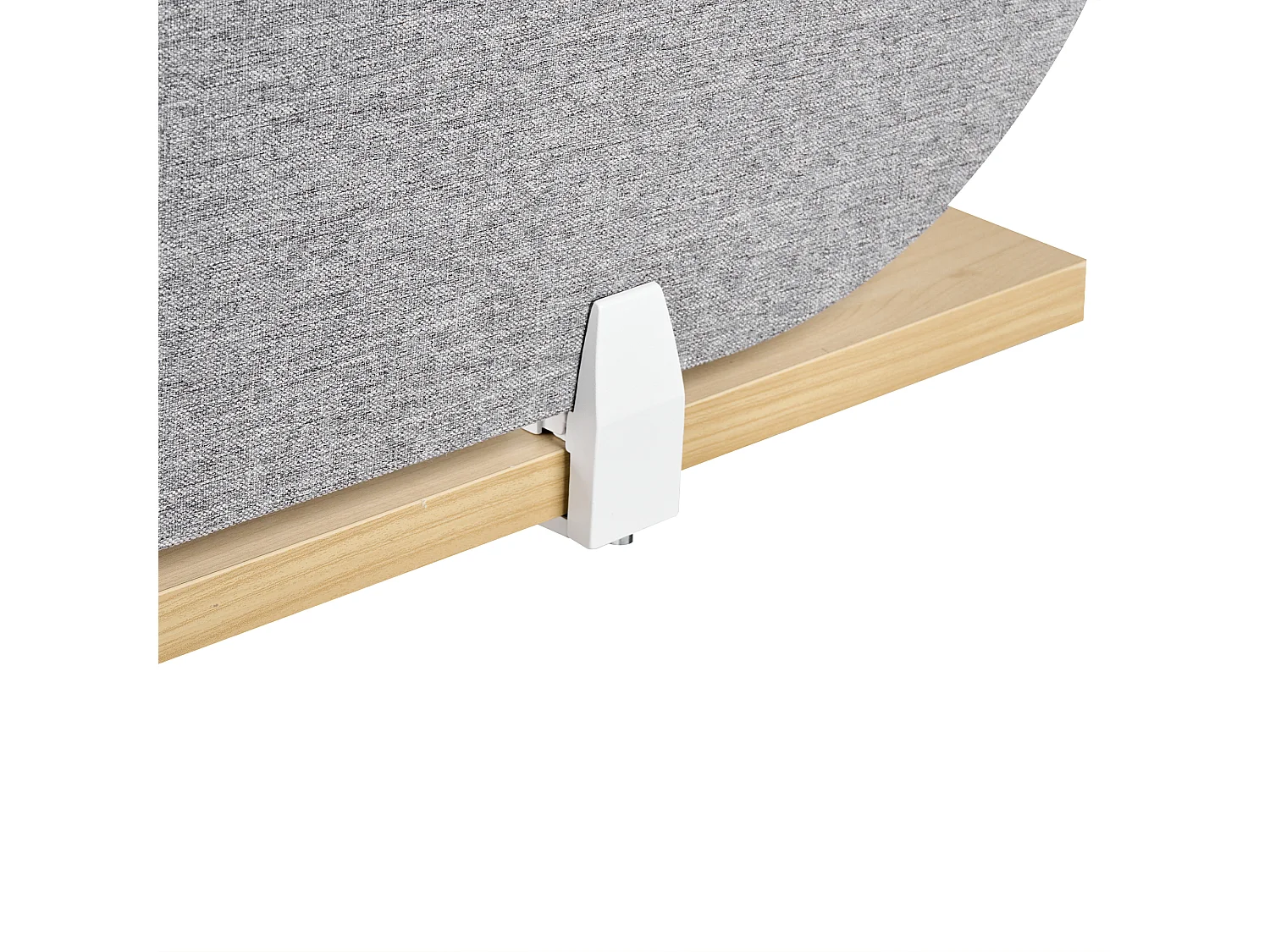 Séparateur de bureau 180 x 40 cm gris clair SPARKY