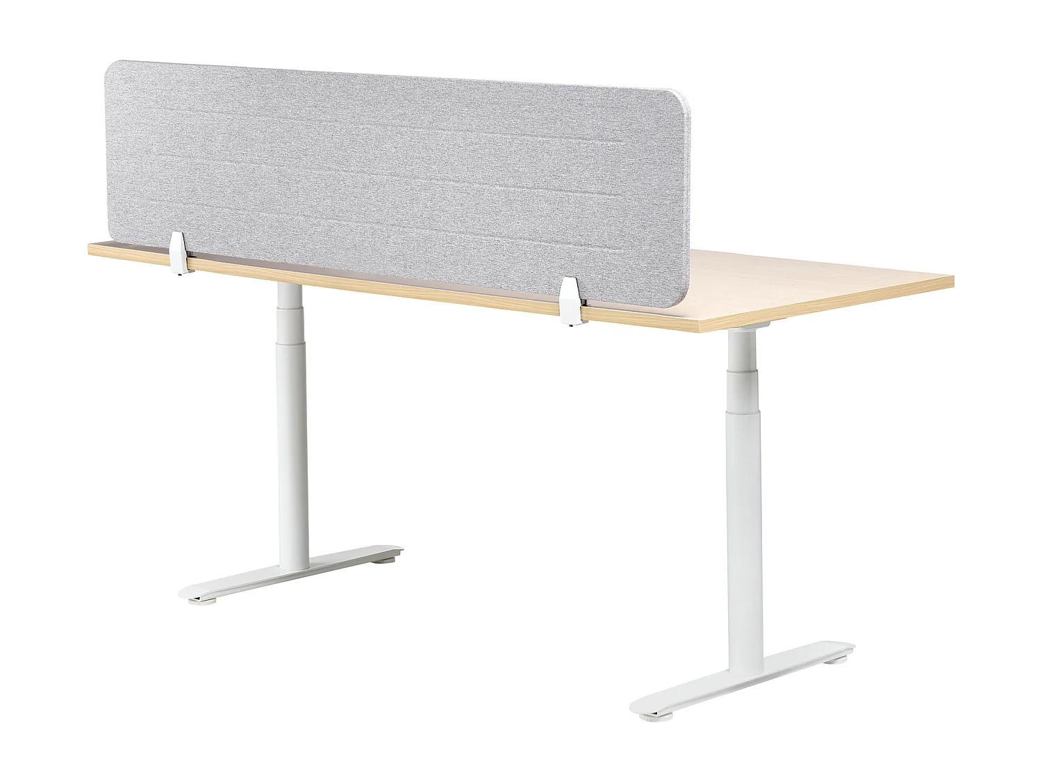 Cloison amovible de bureau ZIGGY Gris clair