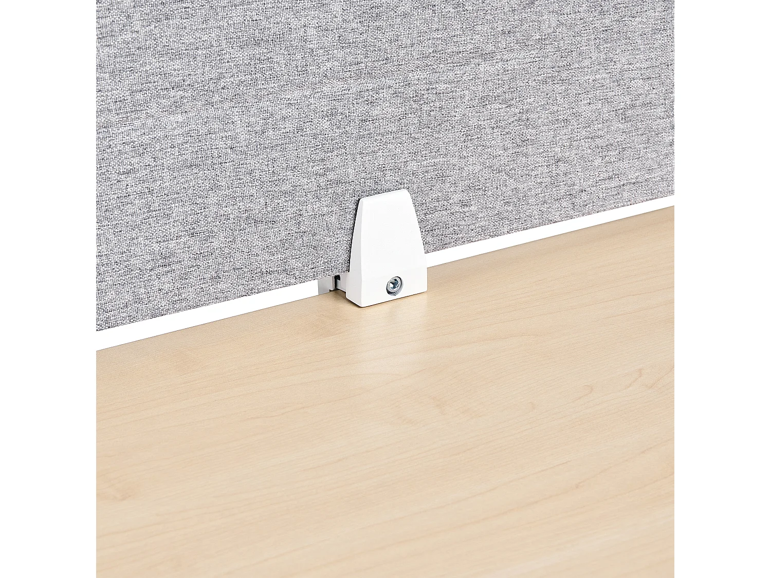 Cloison amovible de bureau ZIGGY Gris clair