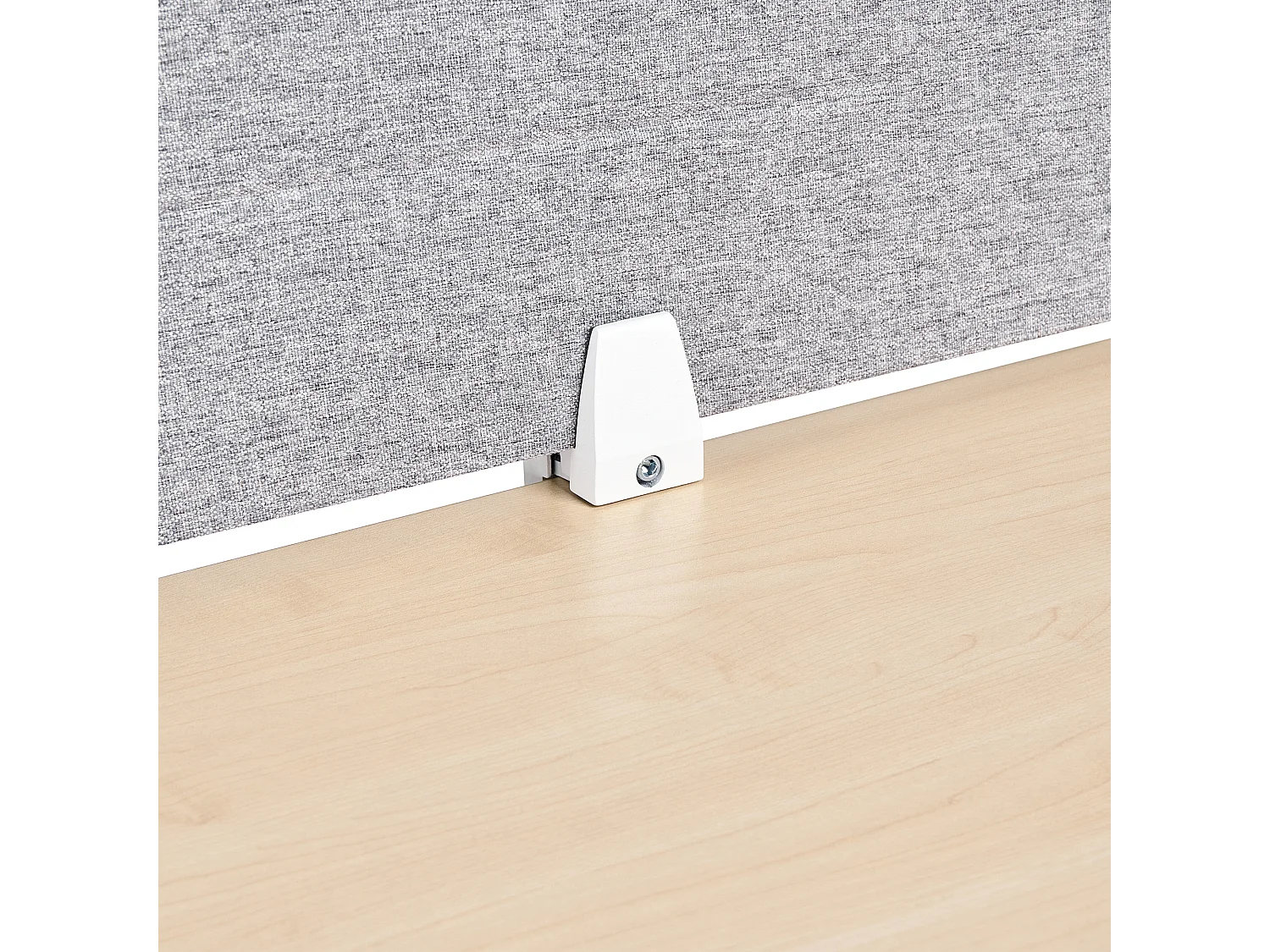 Cloison amovible de bureau ZIGGY Gris clair