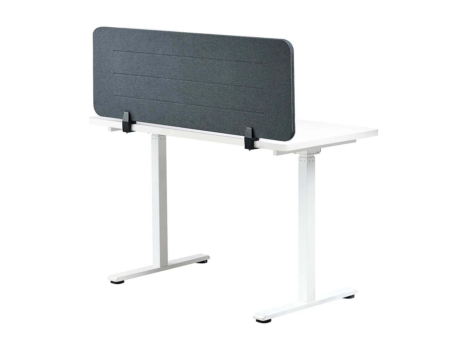 Cloison amovible de bureau ZIGGY Gris foncé
