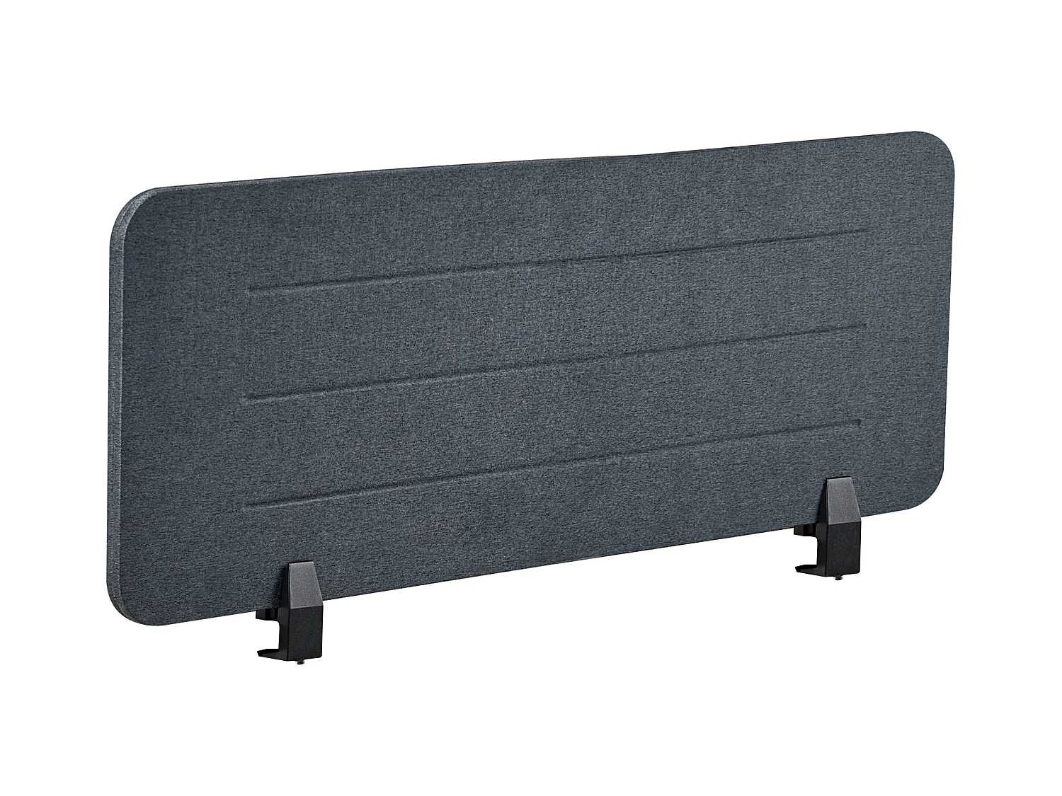 Séparateur de bureau 120 x 40 cm gris foncé ZIGGY