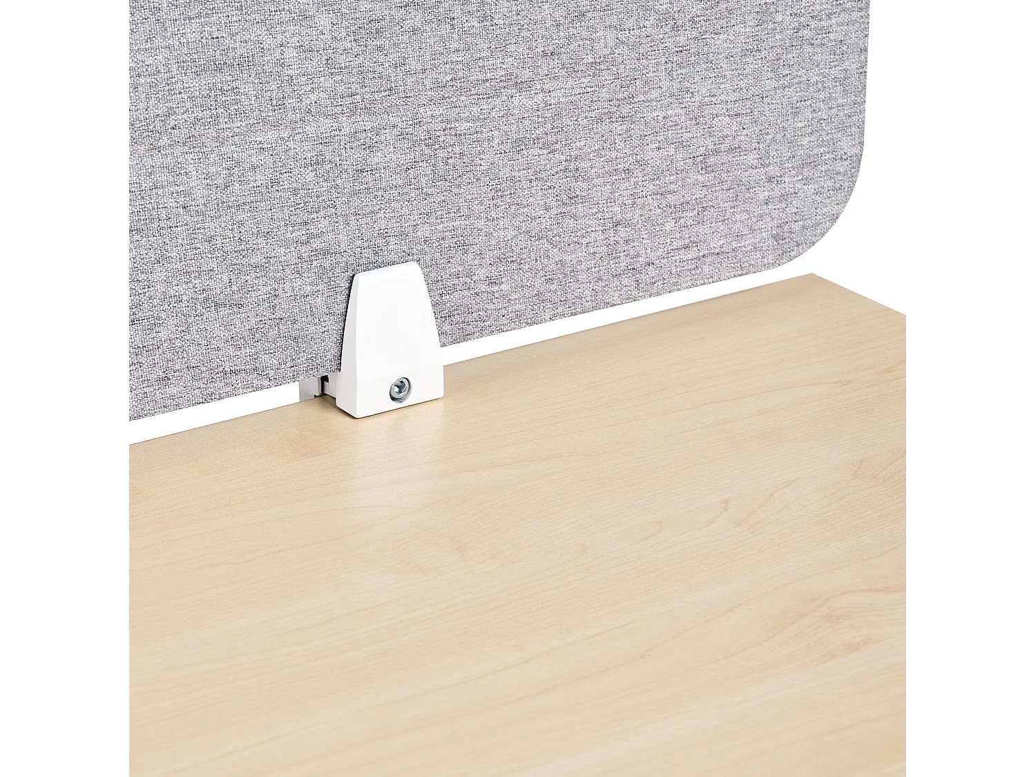 Cloison amovible de bureau ZIGGY Gris clair