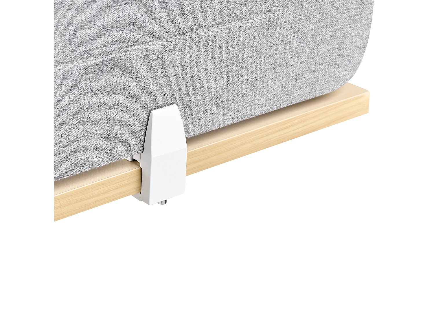 Cloison amovible de bureau ZIGGY Gris clair