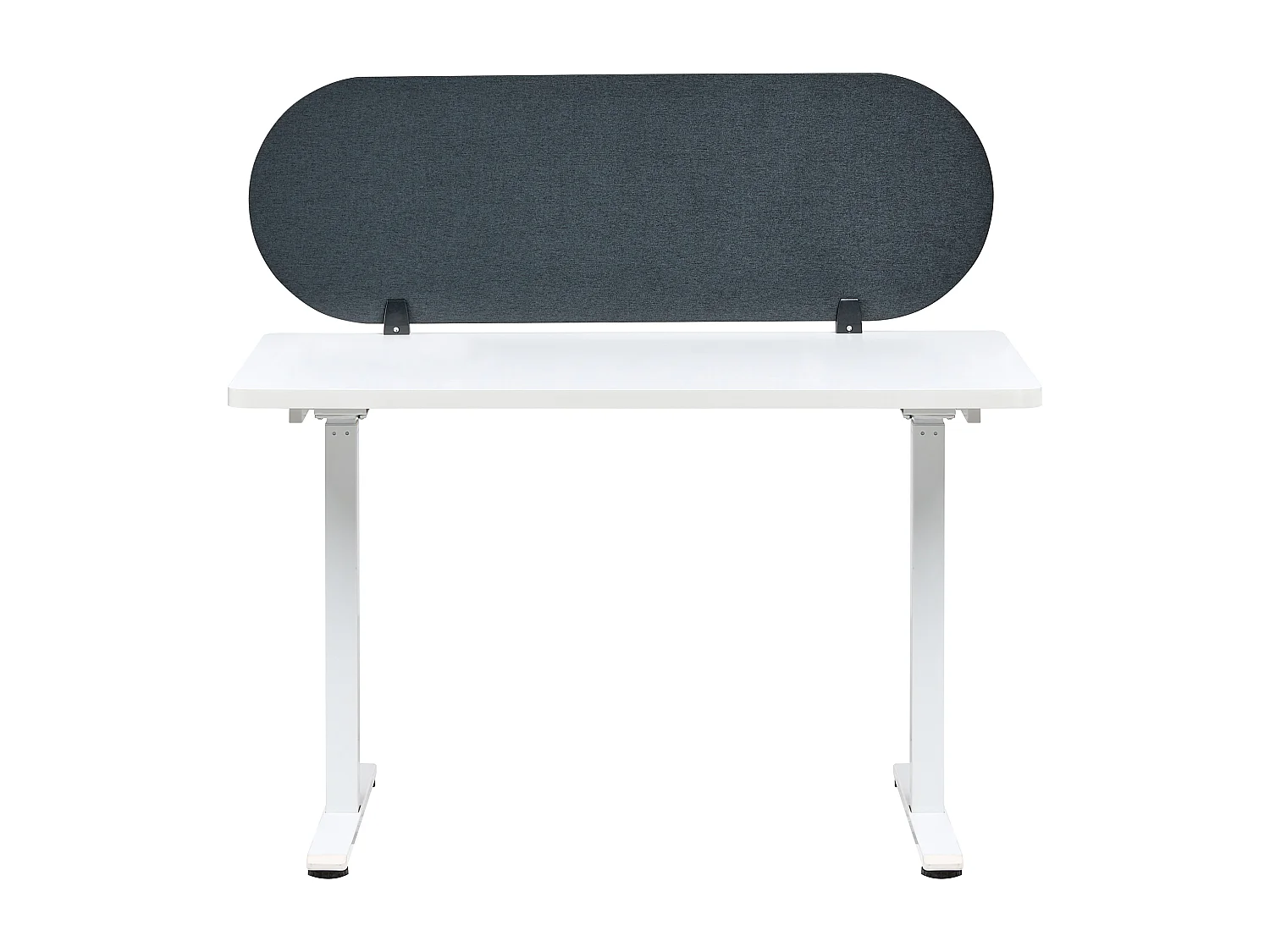 Séparateur de bureau 120 x 40 cm gris foncé SPARKY